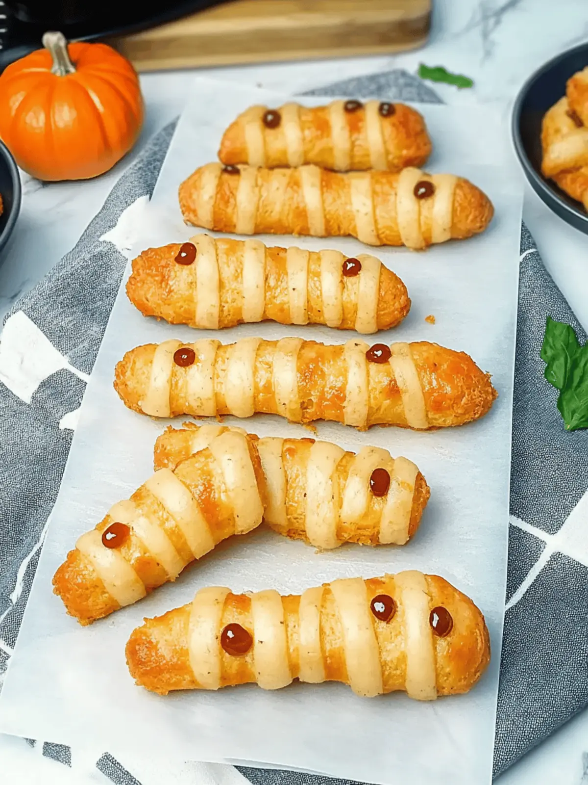 Mummy Mozzarella Sticks: Your Easy, Spooky Snack Adventure 4 Mummy Mozzarella Sticks