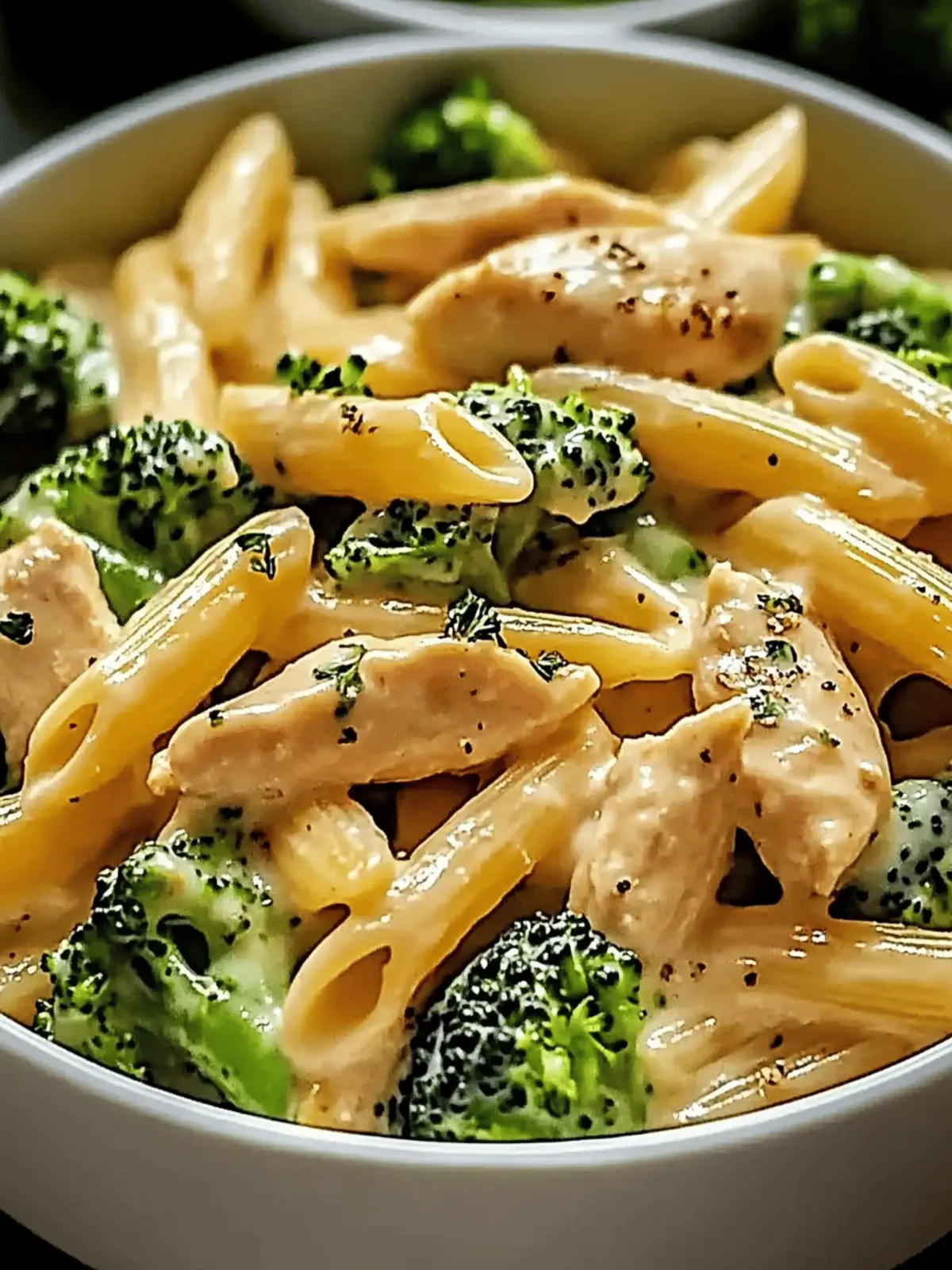 Creamy Broccoli and Chicken Penne for a Cozy Weeknight Dinner 4 Creamy Broccoli and Chicken Penne