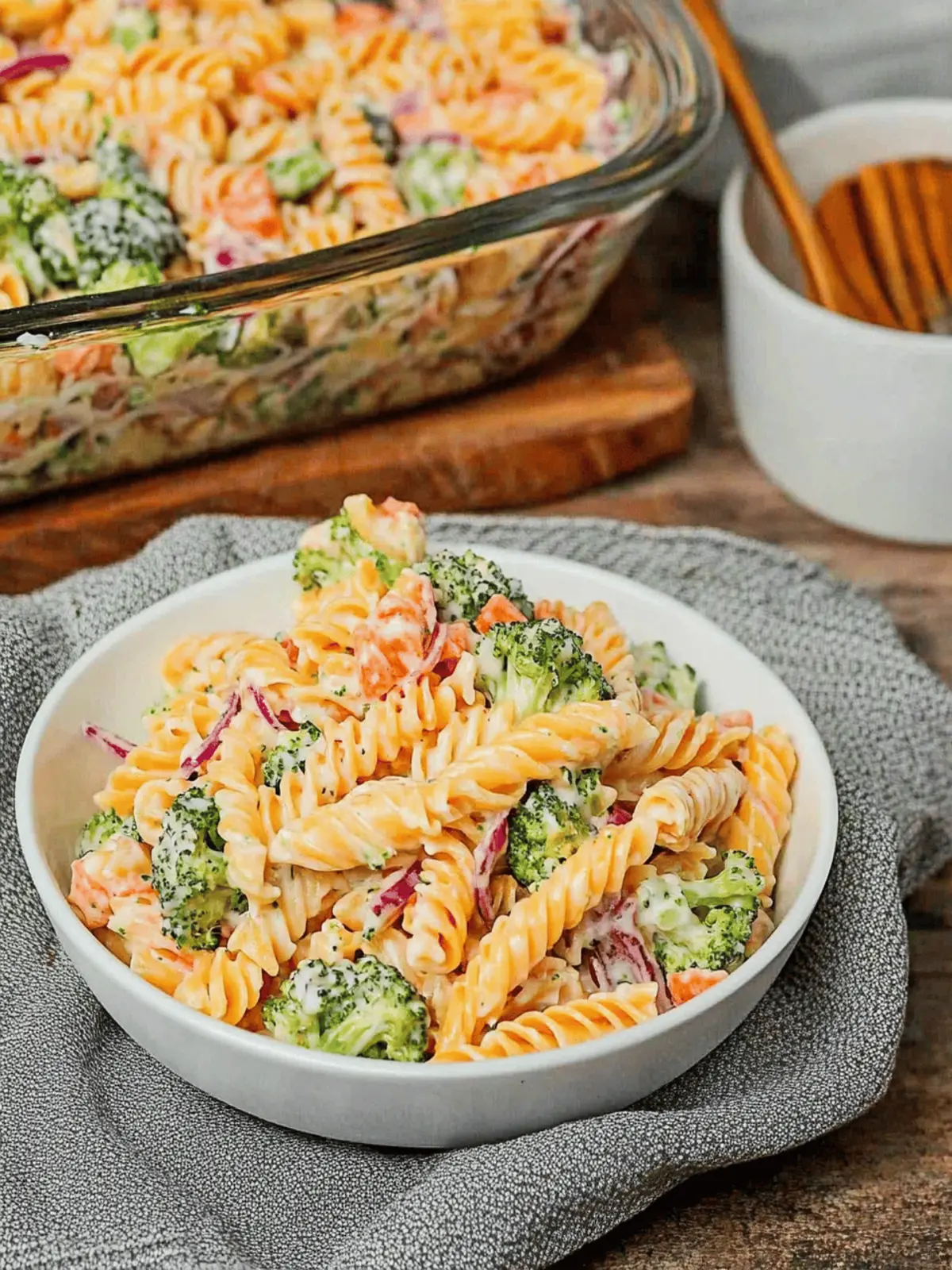 Creamy Broccoli Cheddar Pasta Salad for Effortless Summer Fun 3 Broccoli Cheddar Pasta Salad
