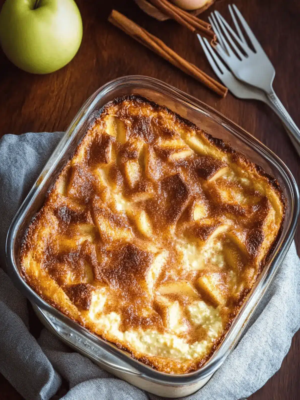 Apple Cinnamon Cottage Cheese Bake: A Cozy, Healthy Treat 3 Apple Cinnamon Cottage Cheese Bake