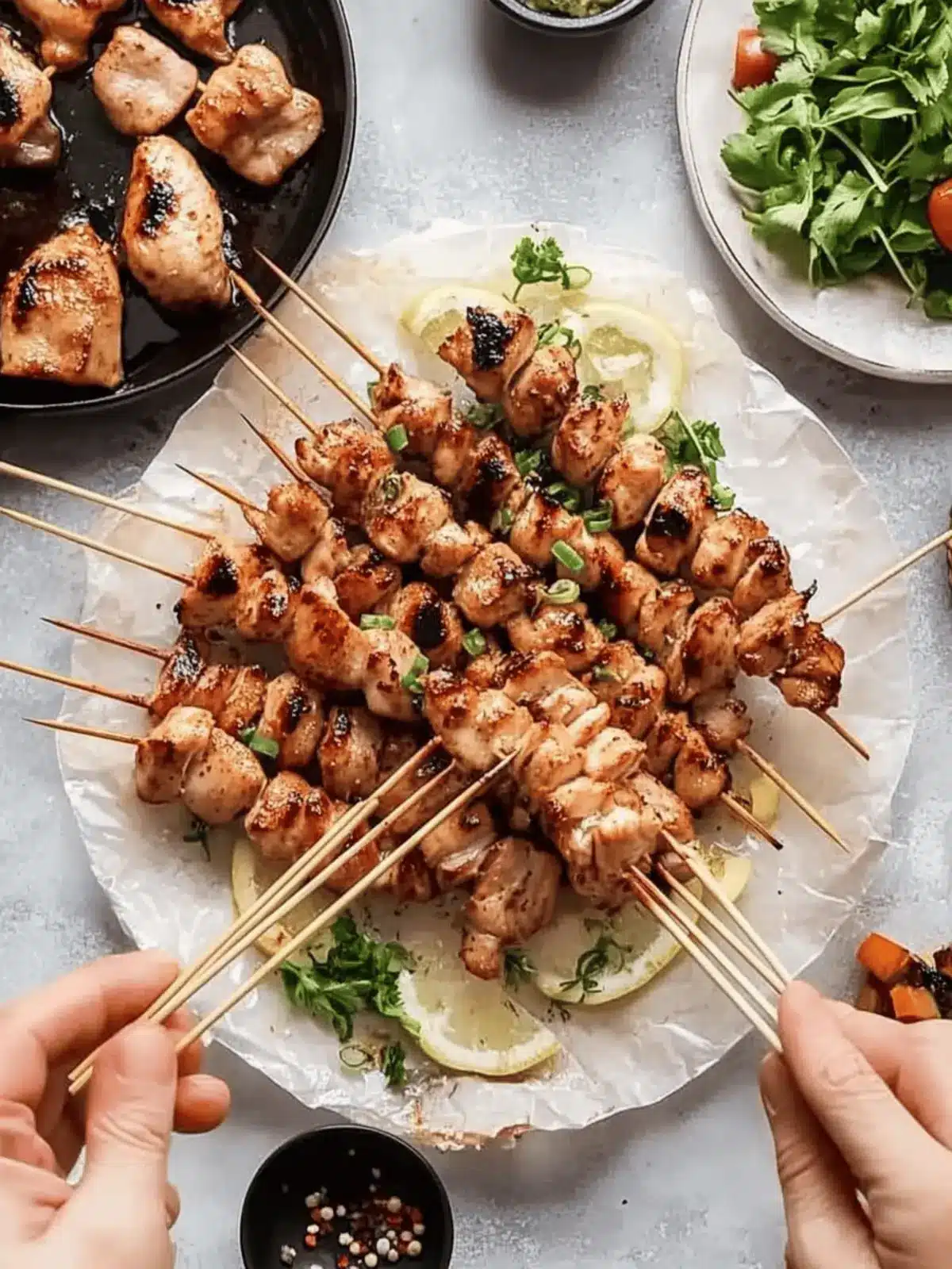 Savory Chicken Yakitori: A Glazed Delight for Home Cooks 3 Chicken Yakitori