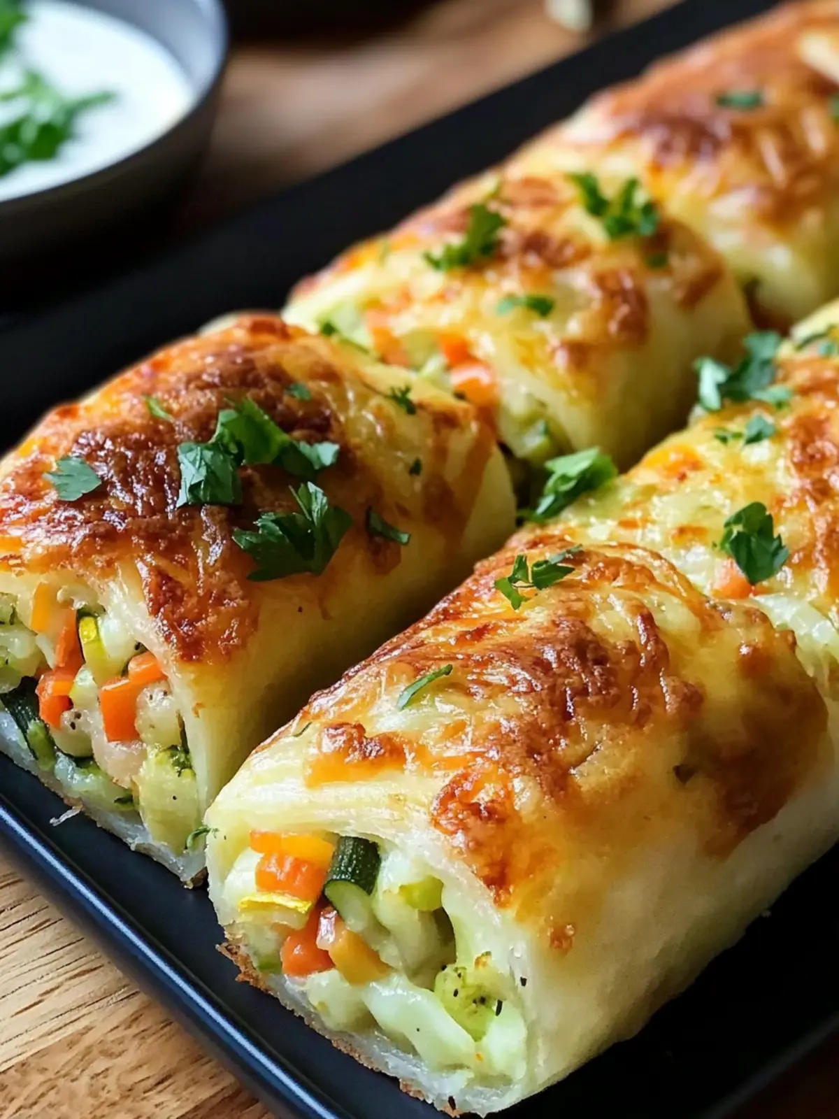 Cheesy Baked Vegetable Rolls for a Crispy, Guilt-Free Treat 2 Cheesy Baked Vegetable Rolls