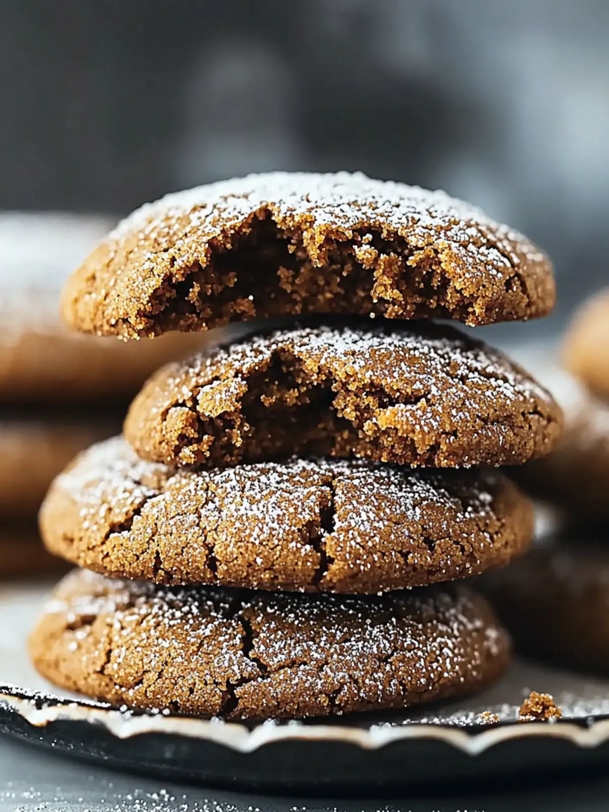 Chewy Molasses Crinkle Cookies That Warm the Heart 4 Molasses Crinkle Cookies