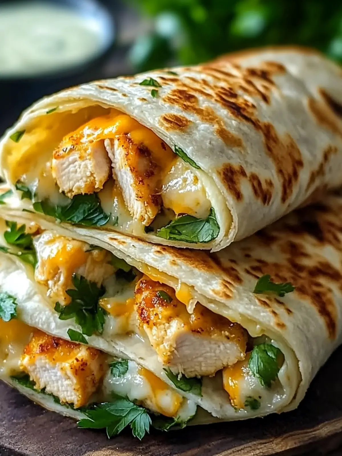 Low Carb Cheesy Garlic Chicken Wraps for Quick Family Dinners 4 Low Carb Cheesy Garlic Chicken Wraps