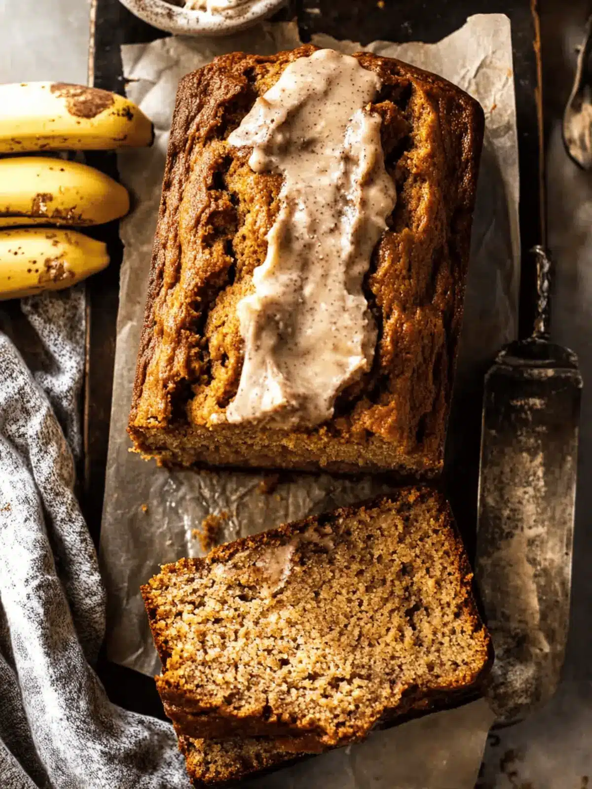 Maple Banana Bread with Nut Topping for Your Cozy Days 3 Maple Banana Bread