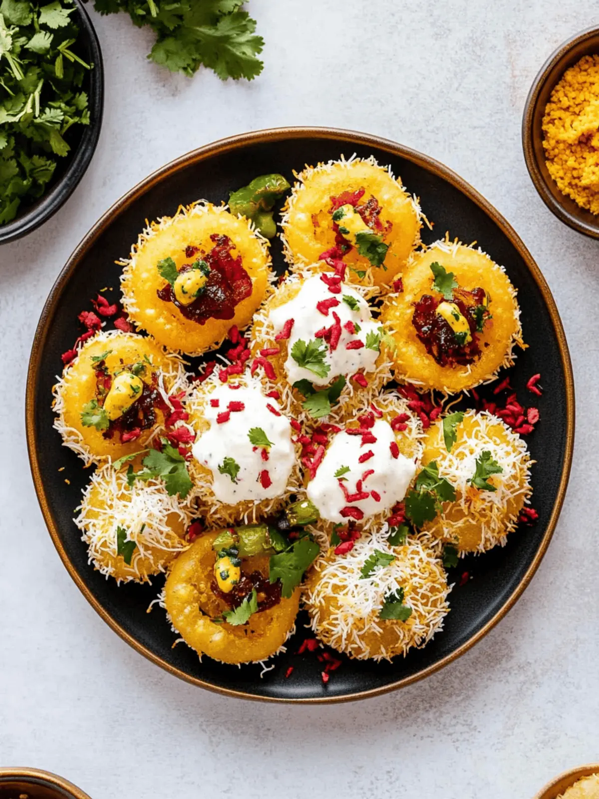 Crispy Dahi Puri | Quick Sev Puri Dahi Puri Delight 4 Dahi Puri | Sev Puri Dahi Puri