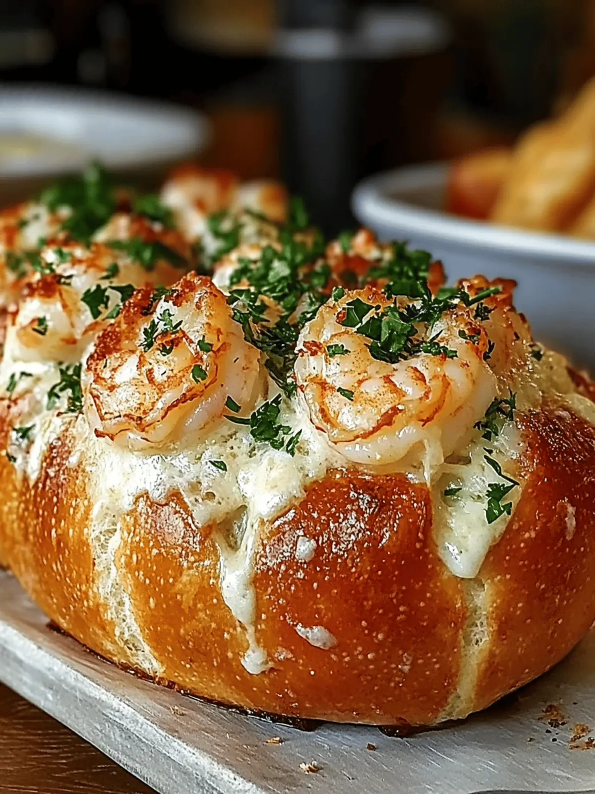 Crabby Shrimp-Stuffed Garlic Bread Bombs for Ultimate Comfort 4 Crabby Shrimp-Stuffed Garlic Bread Bombs