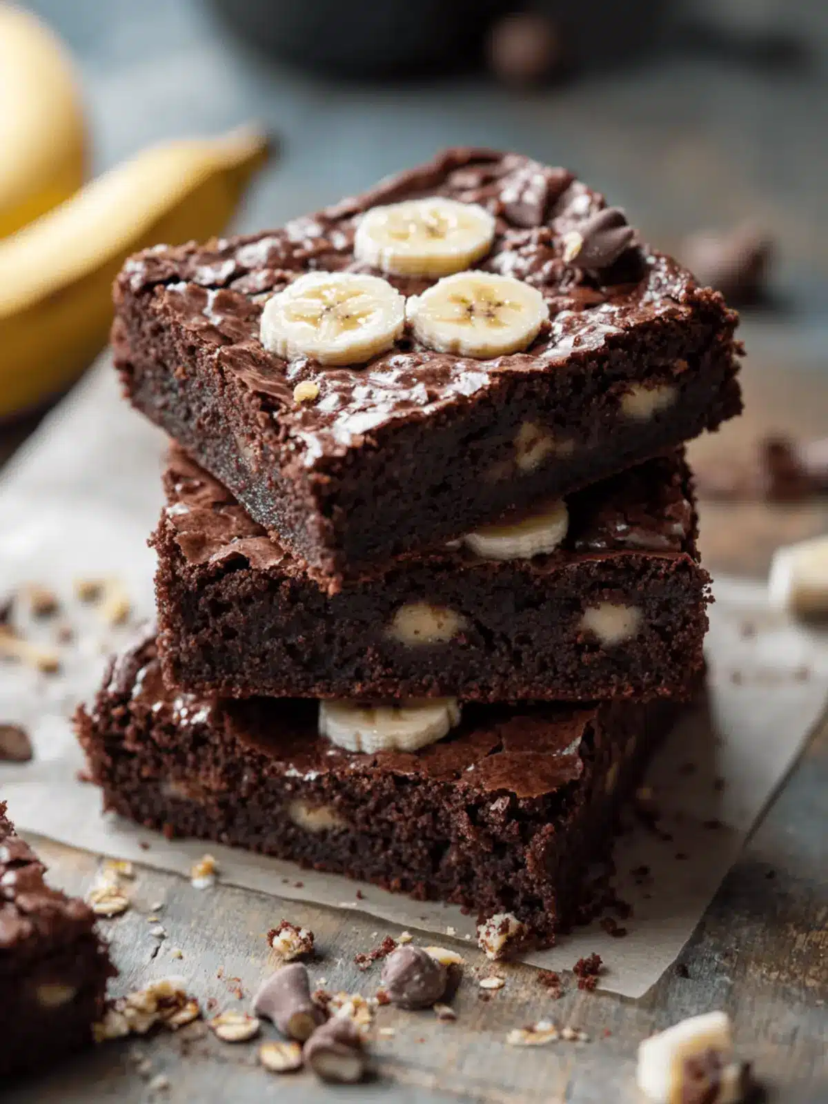 Fudgy Banana Bread Brownies You ll Crave Again and Again 3 Fudgy Banana Bread Brownies