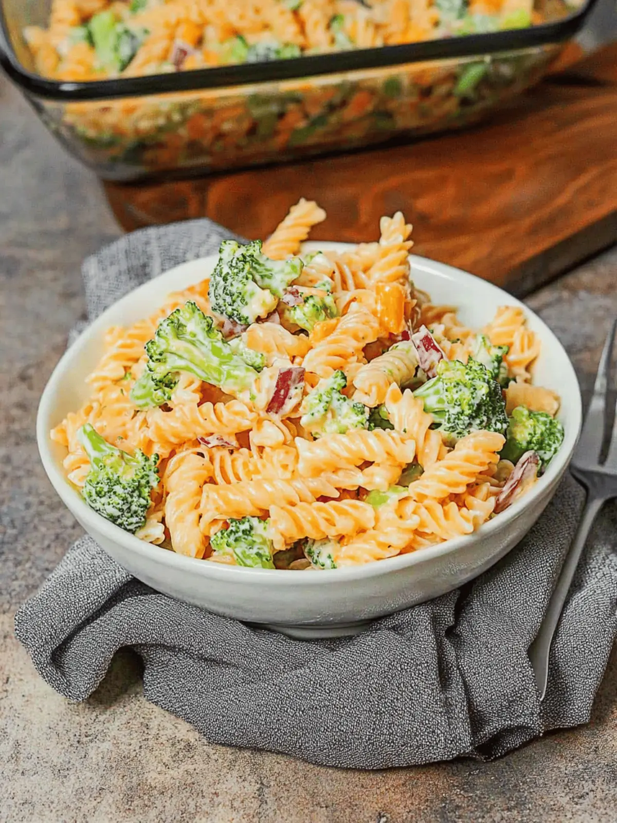 Creamy Broccoli Cheddar Pasta Salad for Effortless Summer Fun 4 Broccoli Cheddar Pasta Salad