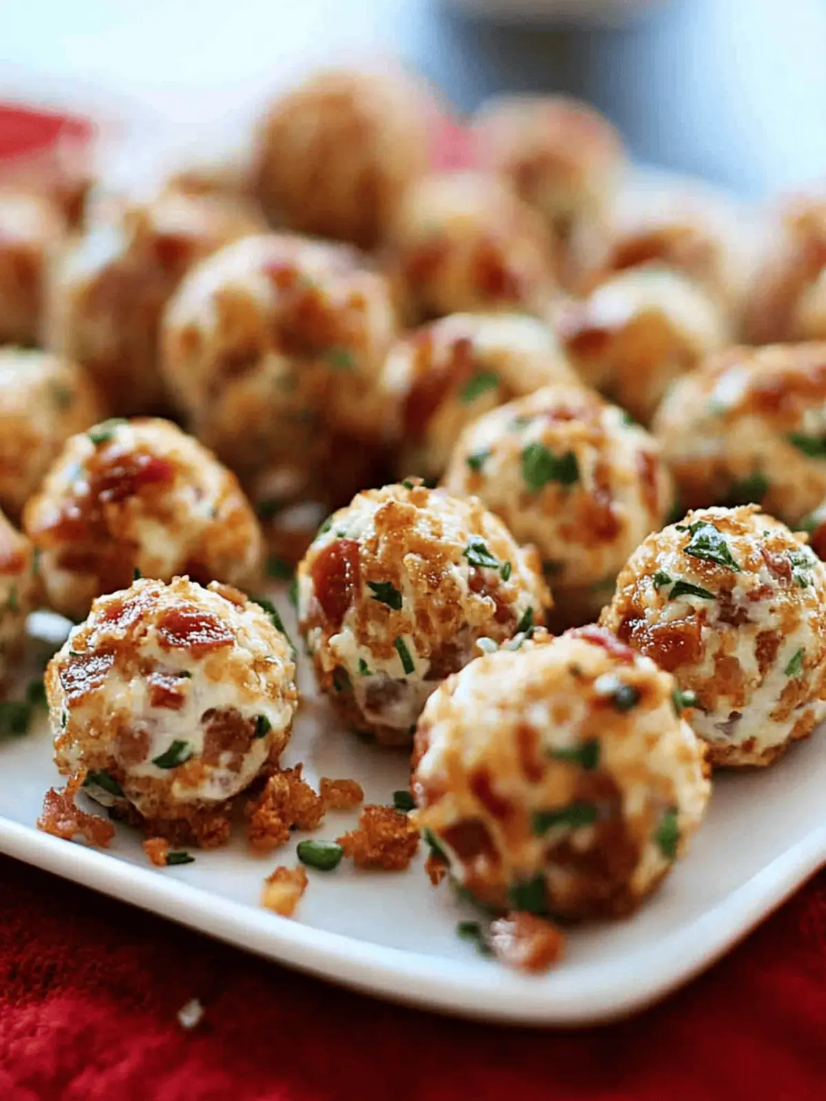 Irresistible Mini Bacon Ranch Cheeseballs for Your Next Party 2 Mini Bacon Ranch Cheeseballs