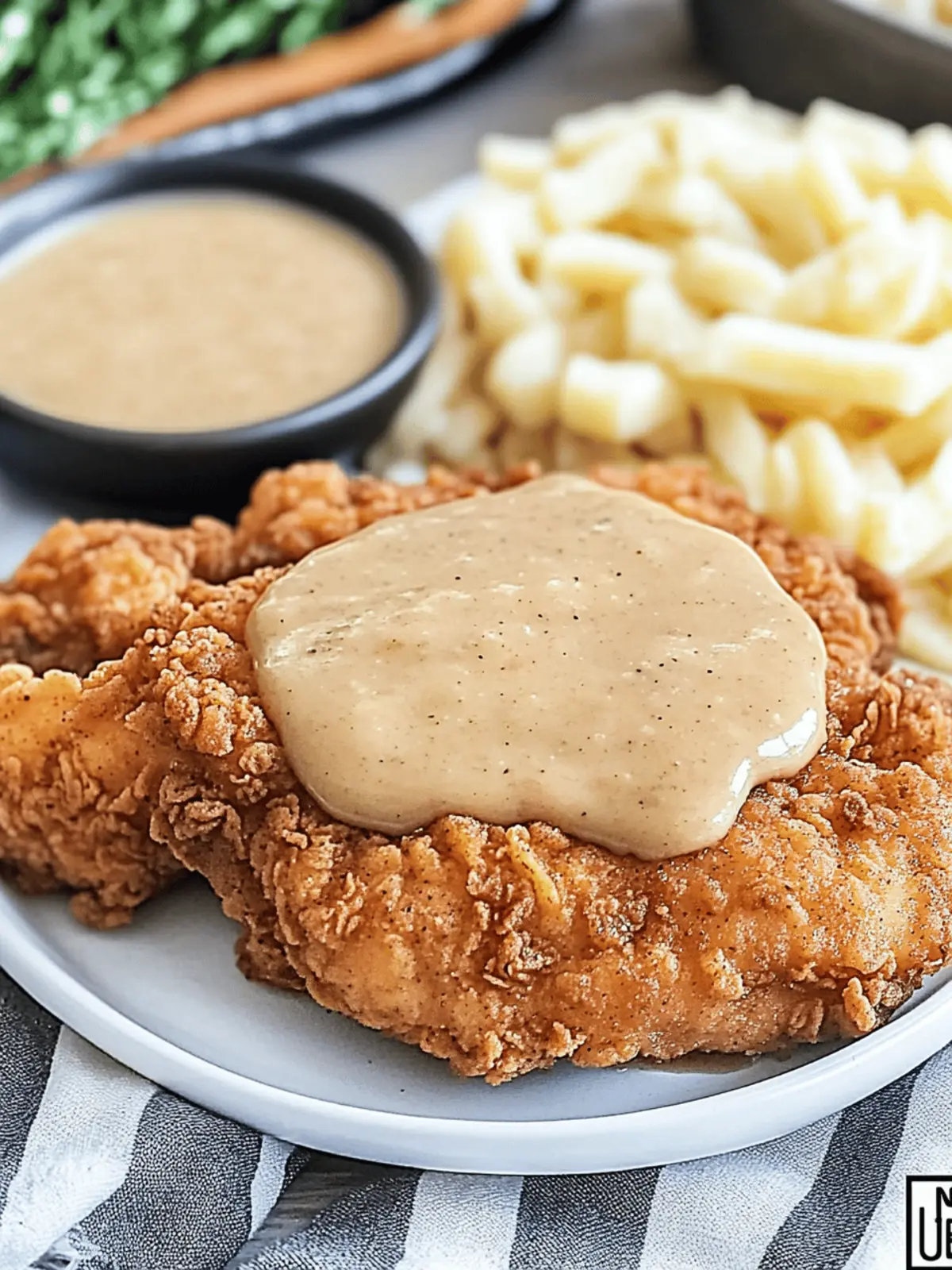 Crispy Chicken Fried Chicken with Country Gravy Heaven Recipe 4 Crispy Chicken Fried Chicken with Country Gravy Heaven