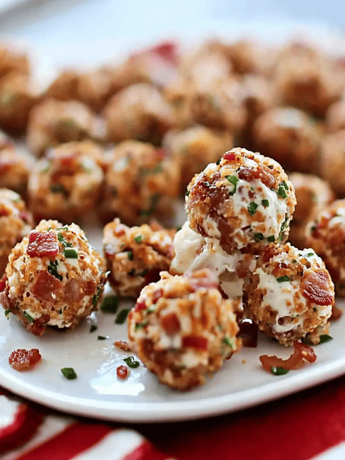 Irresistible Mini Bacon Ranch Cheeseballs for Your Next Party 3 Mini Bacon Ranch Cheeseballs
