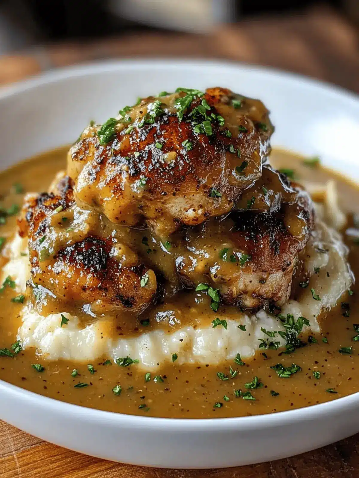 Smothered Chicken Thighs Gravy for Ultimate Comfort Food Bliss 4 Smothered Chicken Thighs Gravy