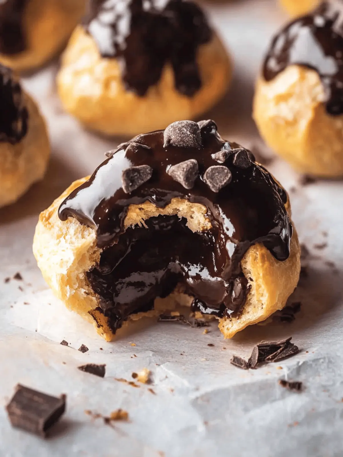 Delightful Homemade Chocolate Cream Puffs You ll Crave 3 Chocolate Cream Puffs