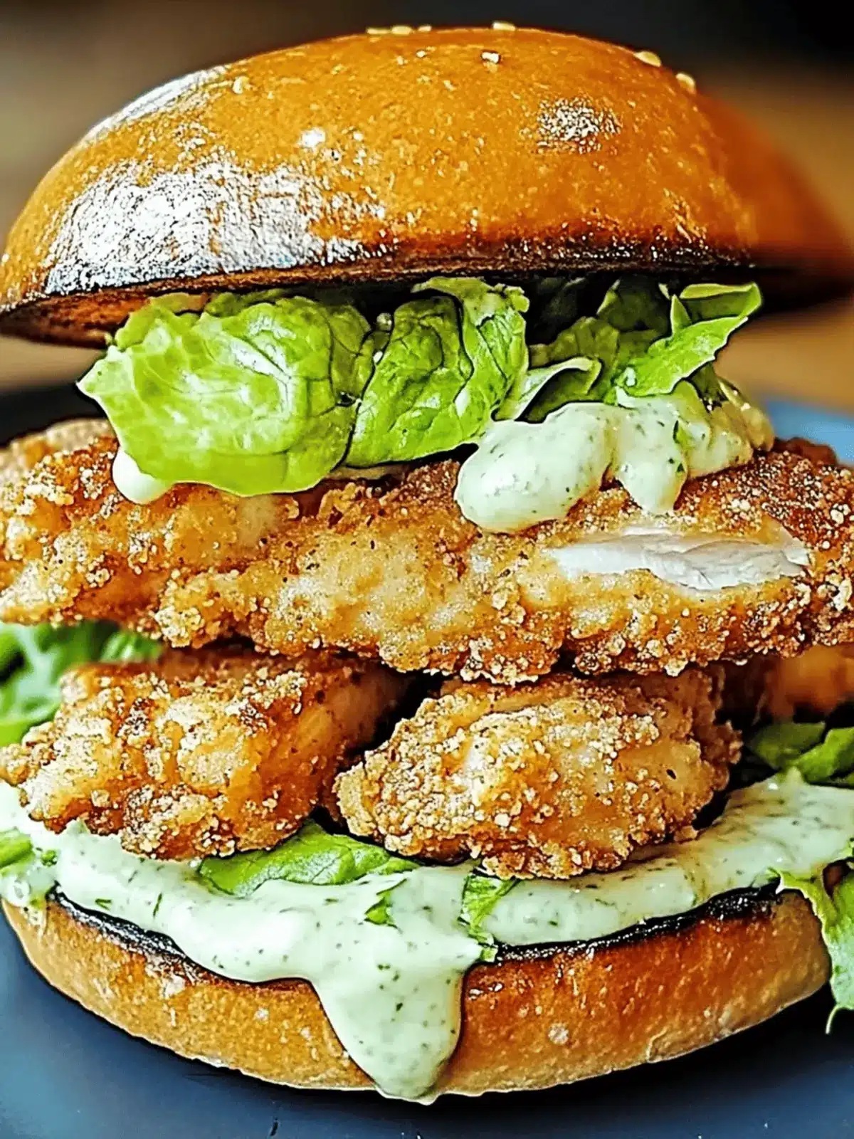 Crispy Chicken Caesar Sandwich: Homemade Flavor Revolution 4 Crispy Chicken Caesar Sandwich