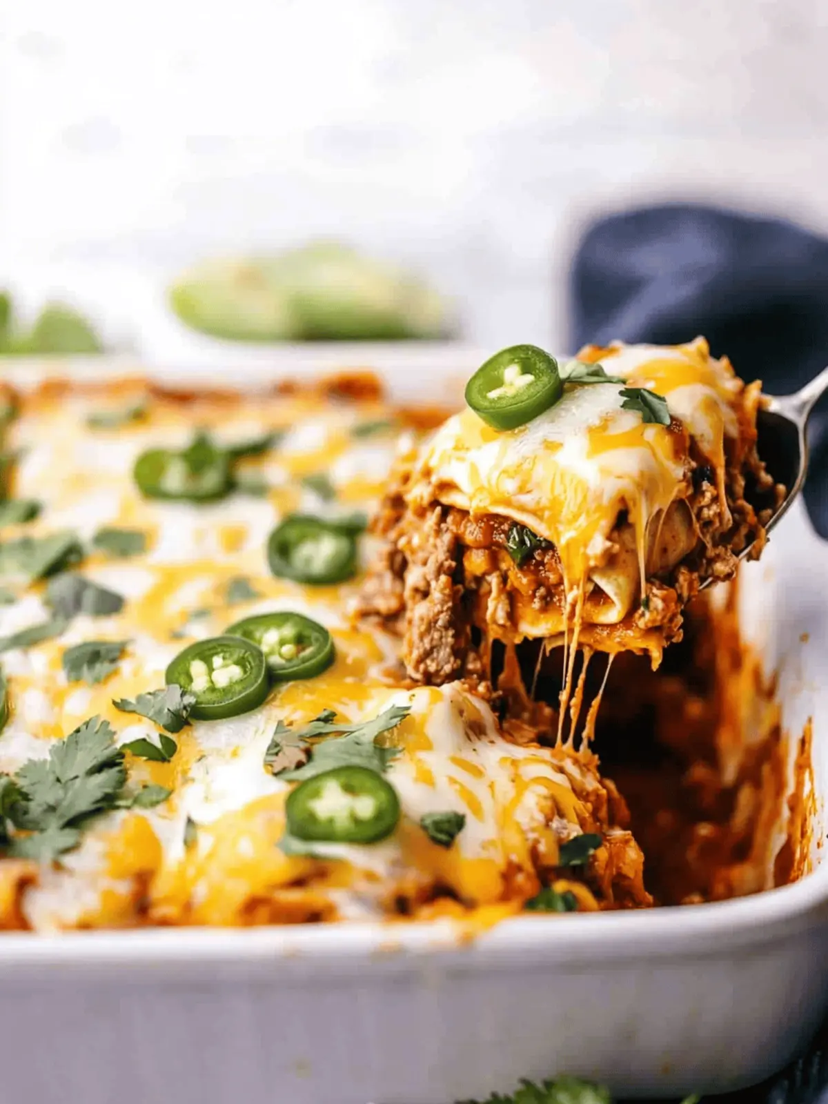 Savory Beef Enchilada Casserole for Easy Family Dinners 2 Beef Enchilada Casserole