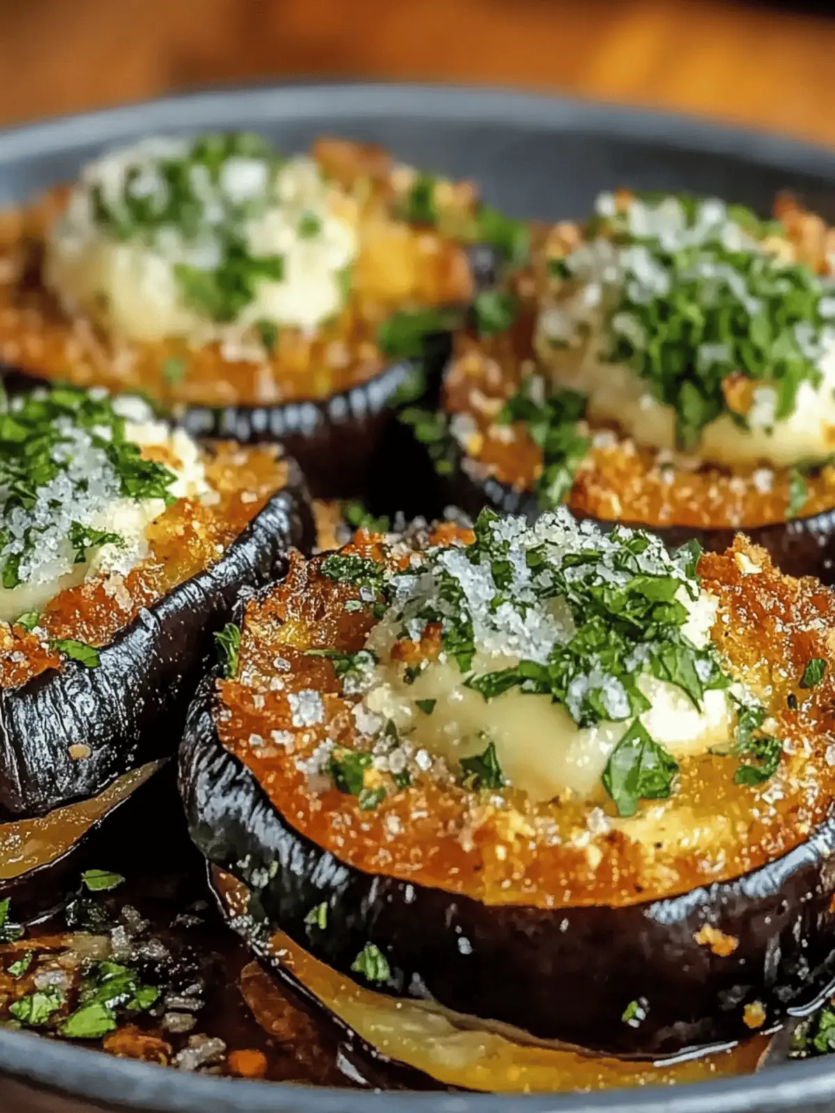 Garlic Herb Crusted Eggplant Slices: Crunchy & Guilt-Free Delight 3 Garlic Herb Crusted Eggplant Slices