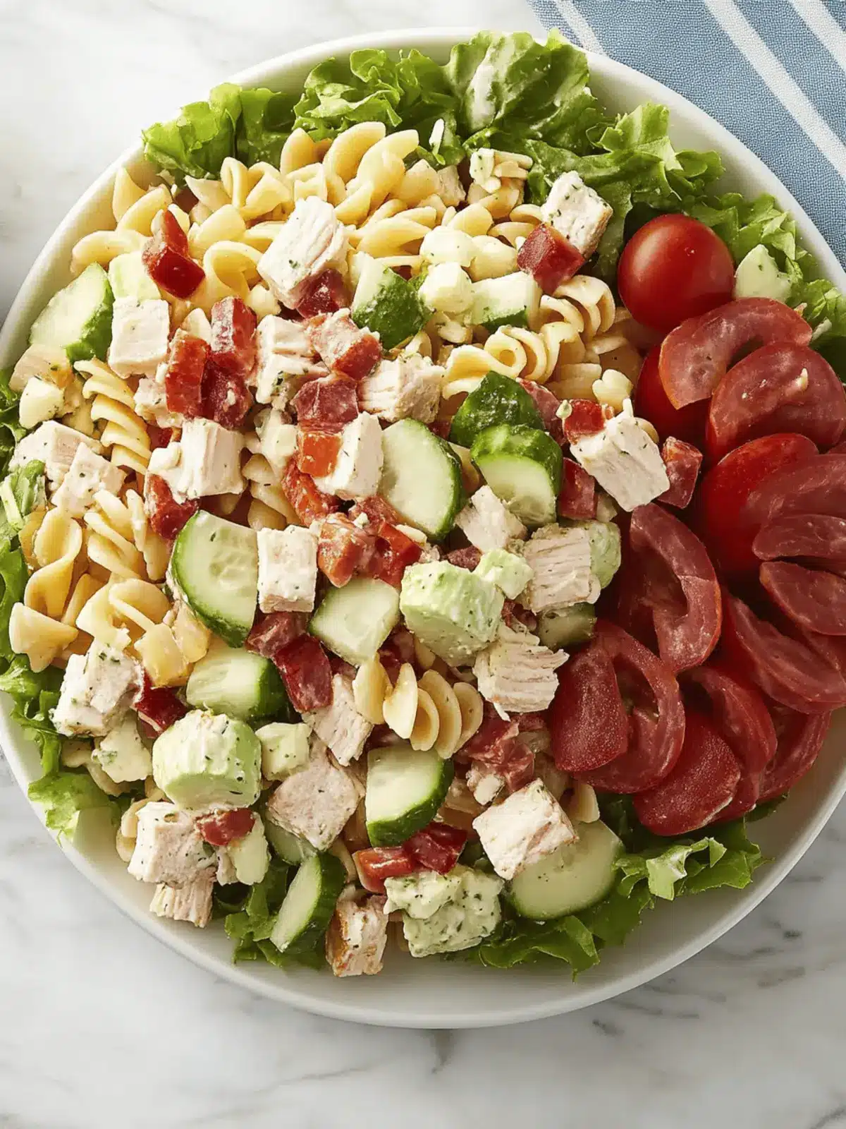 Cobb Pasta Salad - Your New Go-To Meal Prep Winner! 3 Cobb Pasta Salad