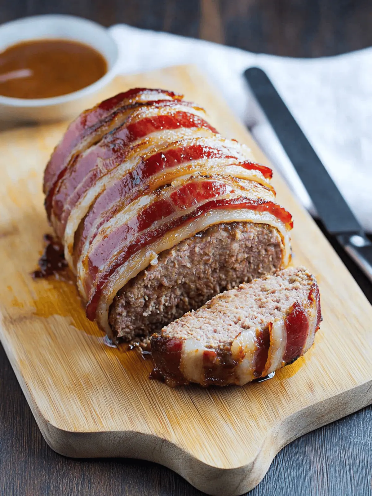 Mouthwatering Bacon-Wrapped Meatloaf Your Family Will Love 4 Bacon-Wrapped Meatloaf