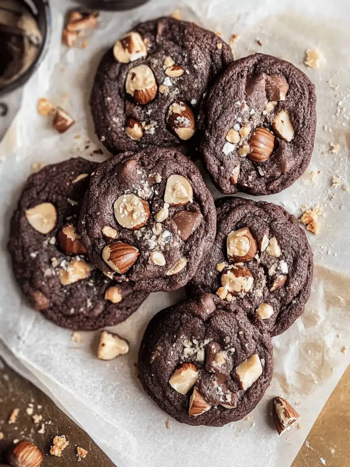 Decadent Double Chocolate Hazelnut Cookies You ll Crave 4 Double Chocolate Hazelnut Cookies