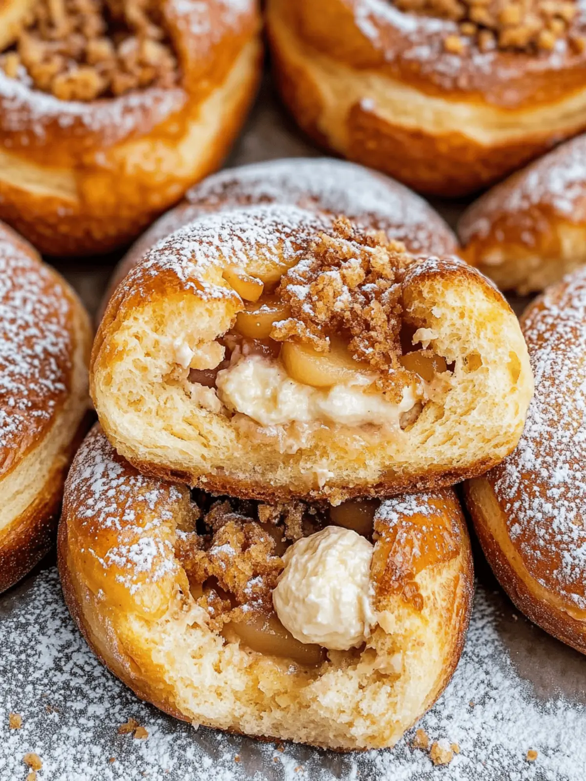 Irresistible Apple Cheesecake Brioche Buns for Cozy Mornings 2 Apple Cheesecake Brioche Buns