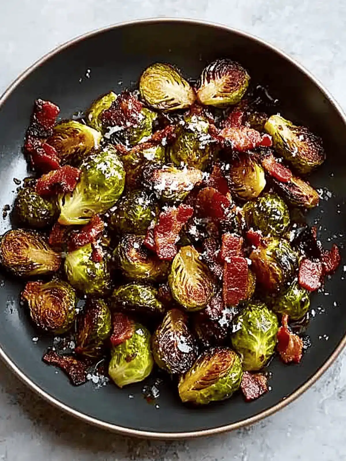 Crispy Roasted Brussels Sprouts with Bacon You'll Crave 3 Crispy Roasted Brussels Sprouts with Bacon