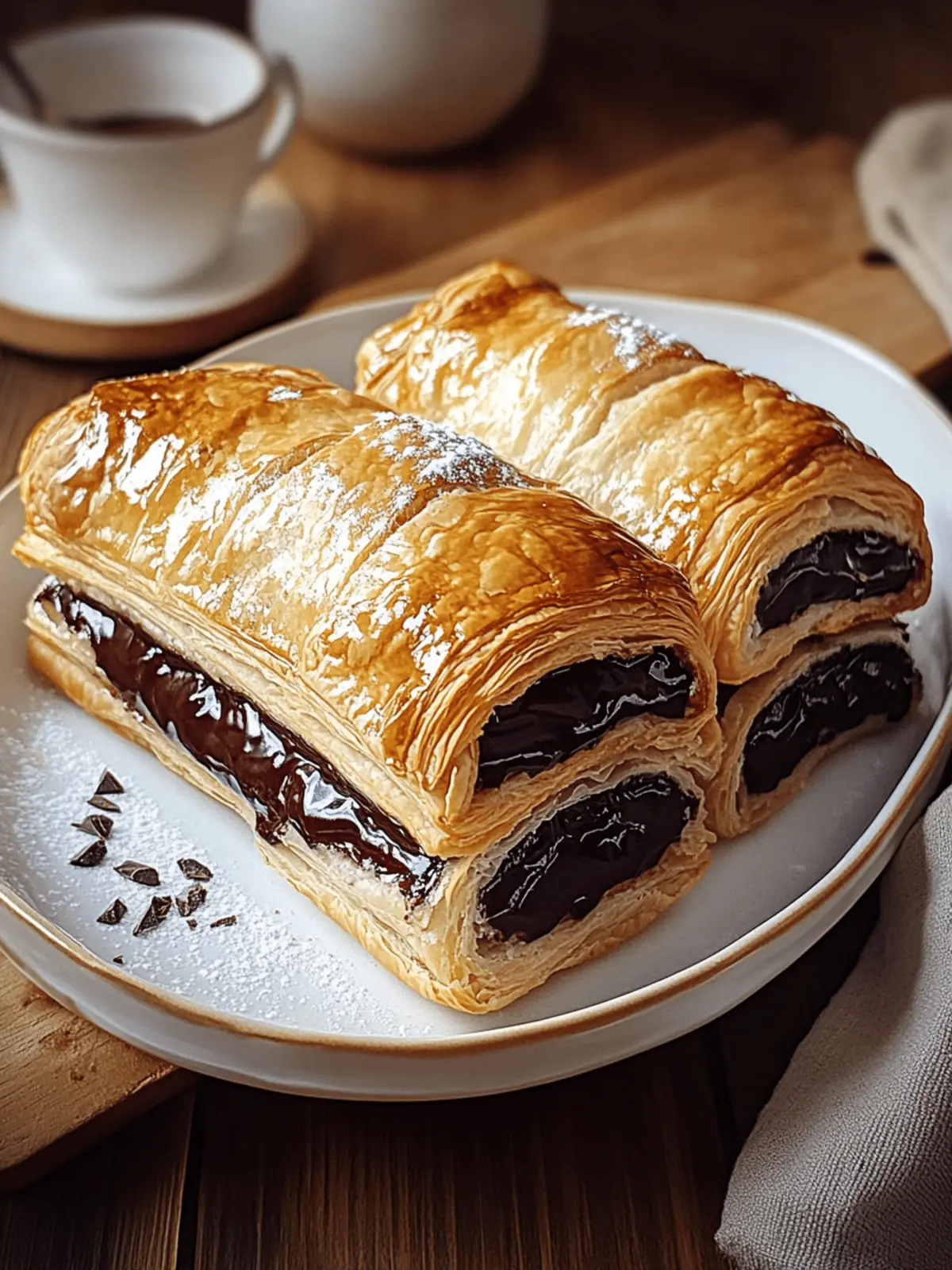 Irresistible Chocolate Puff Pastry in Just 40 Minutes 4 Chocolate Puff Pastry
