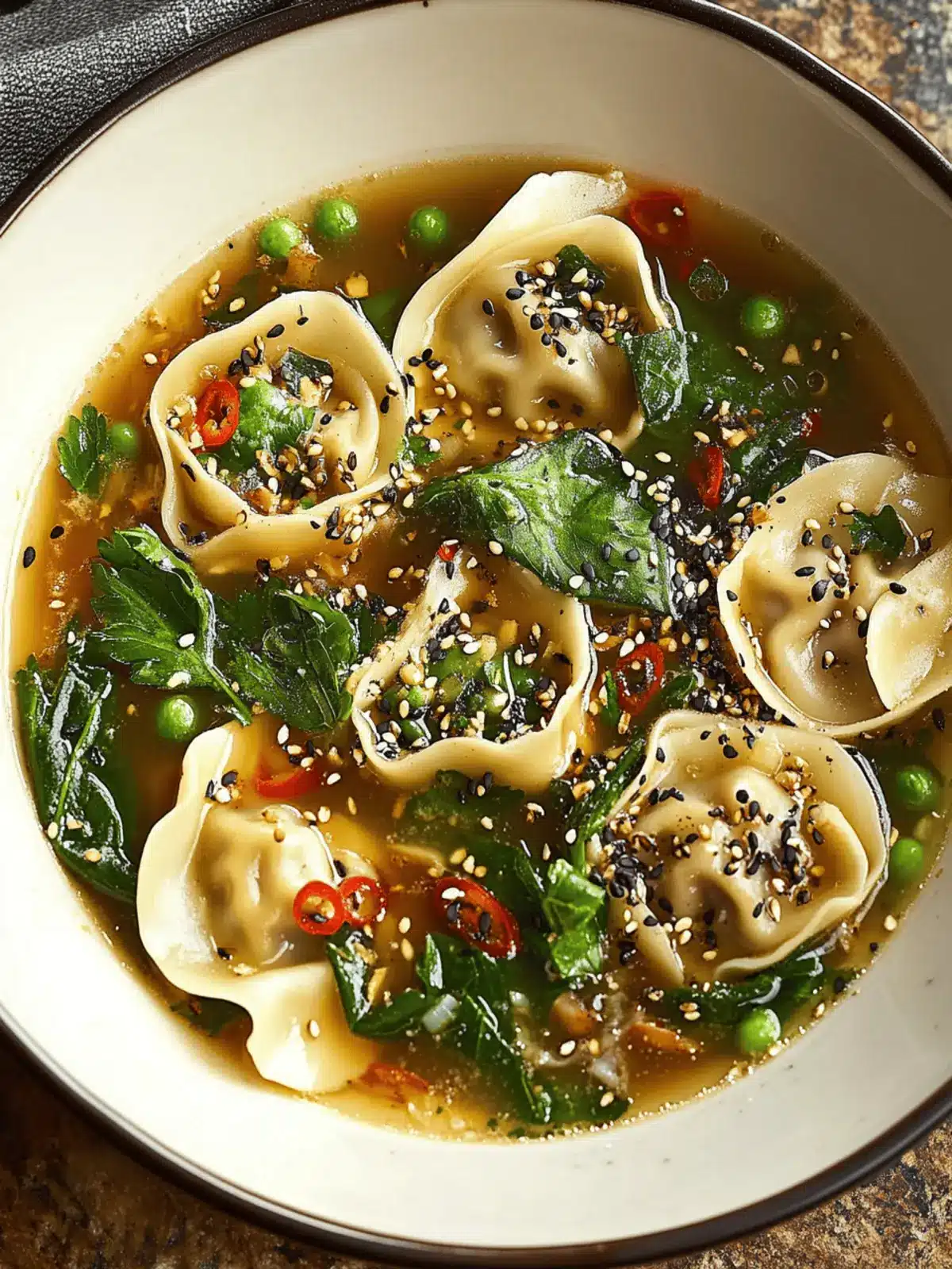 Savory Asian Potsticker Soup: Comfort in a Bowl Tonight 4 Savory Asian Potsticker Soup