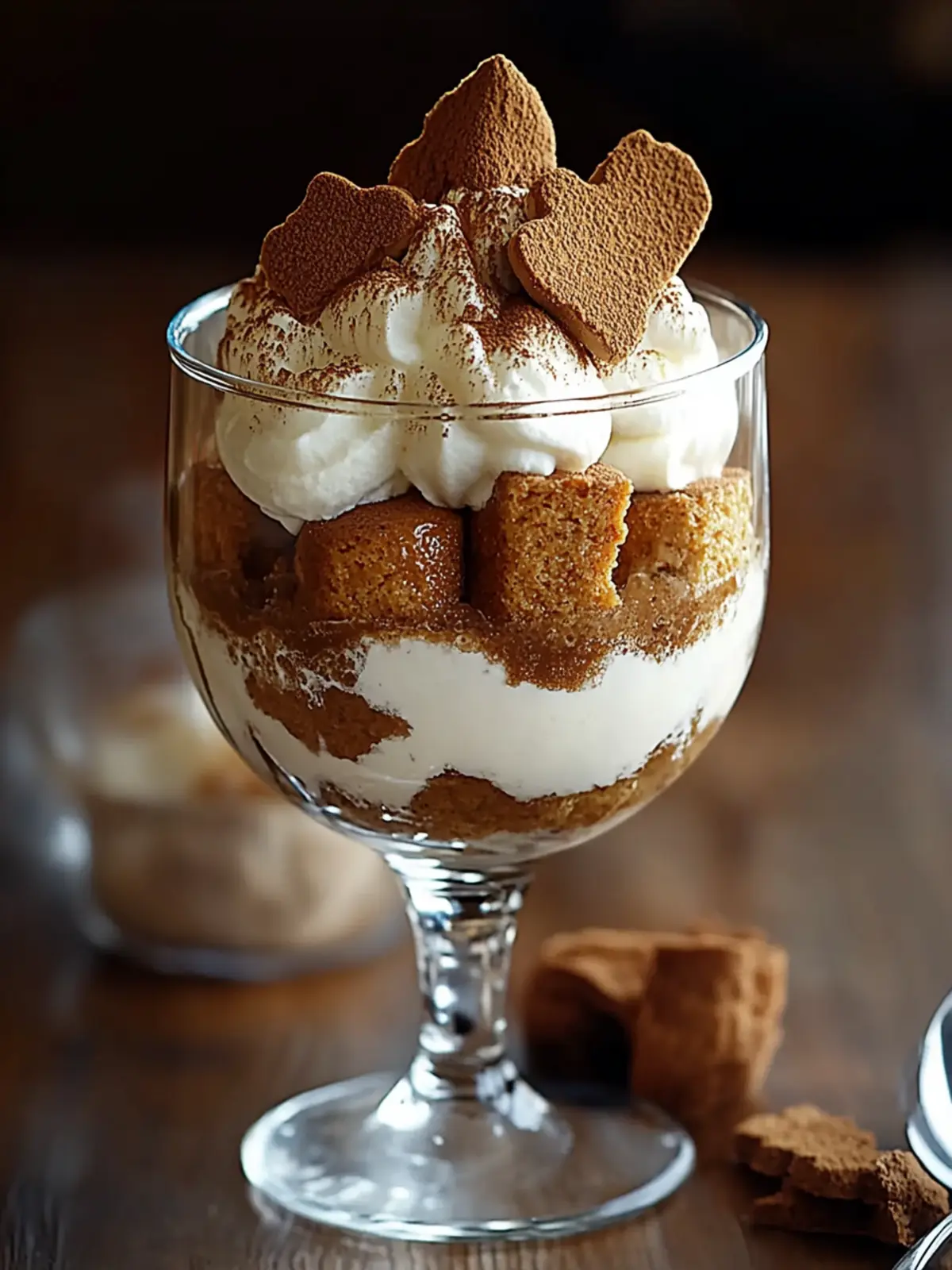 No-Bake Gingerbread Tiramisu in a Glass for Cozy Celebrations 4 No-Bake Gingerbread Tiramisu in a Glass