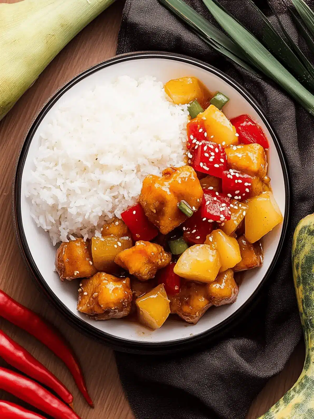 Delicious Sweet and Sour Chicken: A Desi Fusion Feast 4 Sweet and Sour Chicken