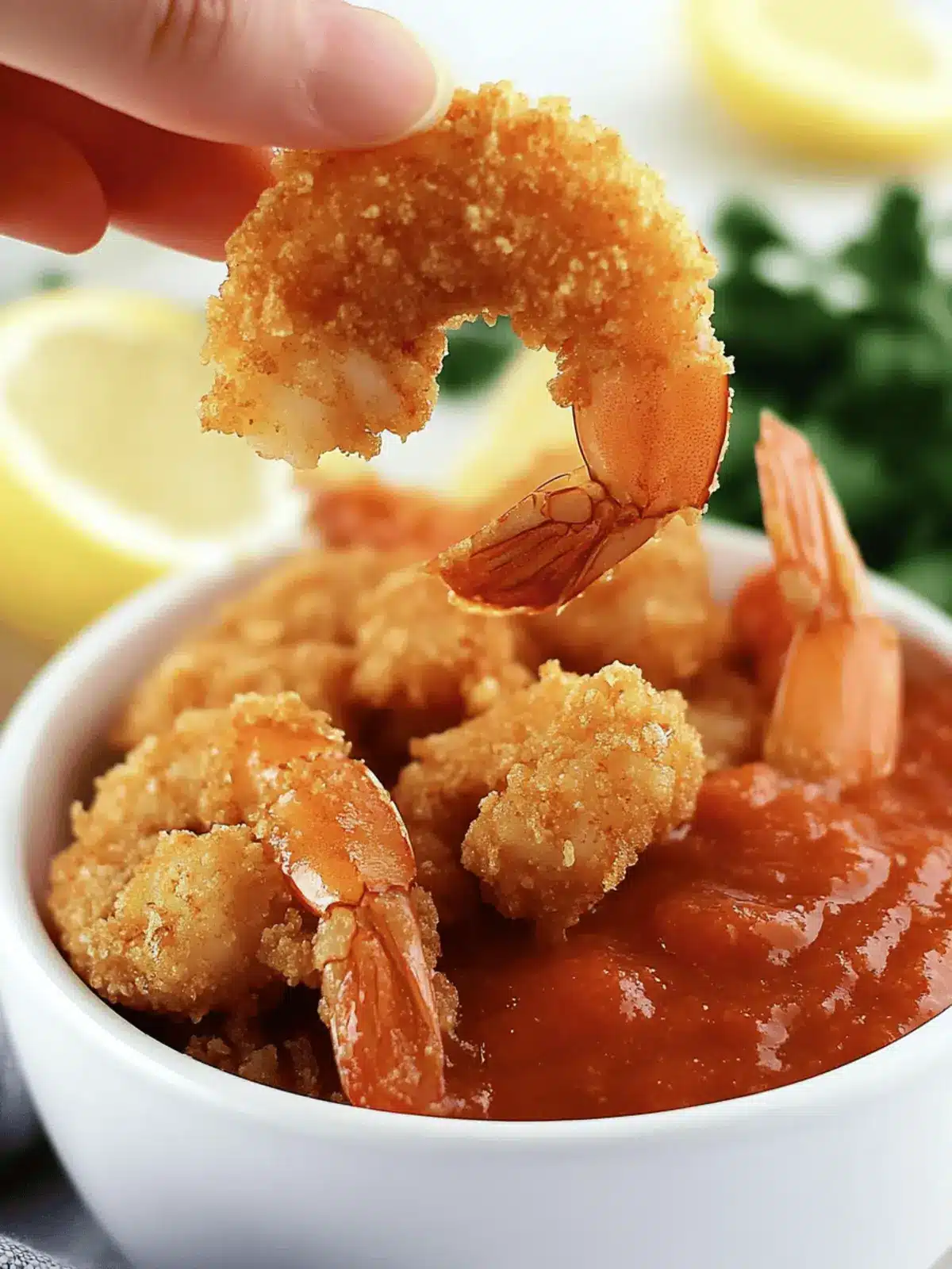Crispy Keto Fried Shrimp with Cocktail Sauce You ll Love 3 Keto Fried Shrimp with Cocktail Sauce