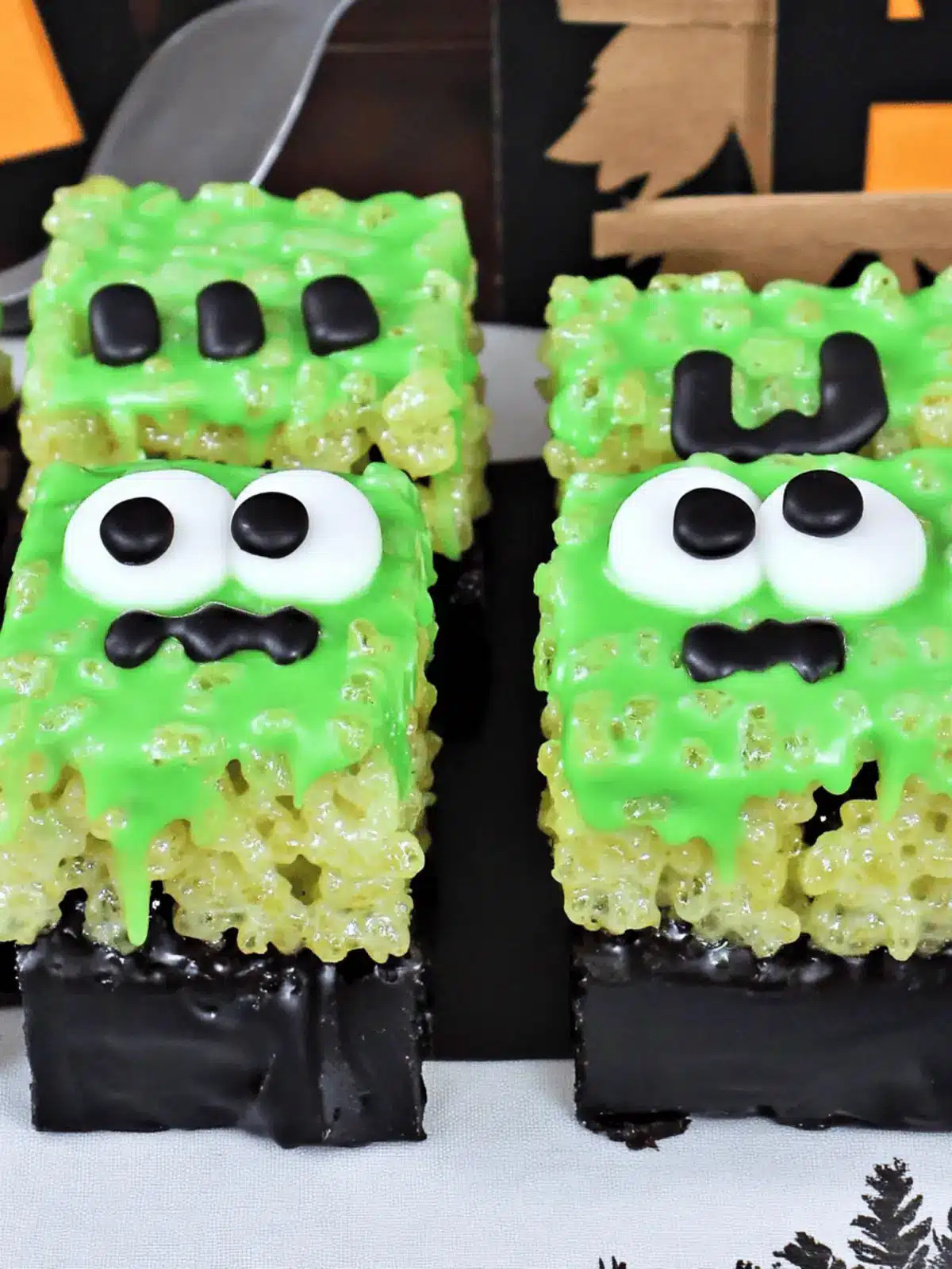 Spooktacular Frankenstein Rice Krispie Treats That Delight 2 Frankenstein Rice Krispie Treats