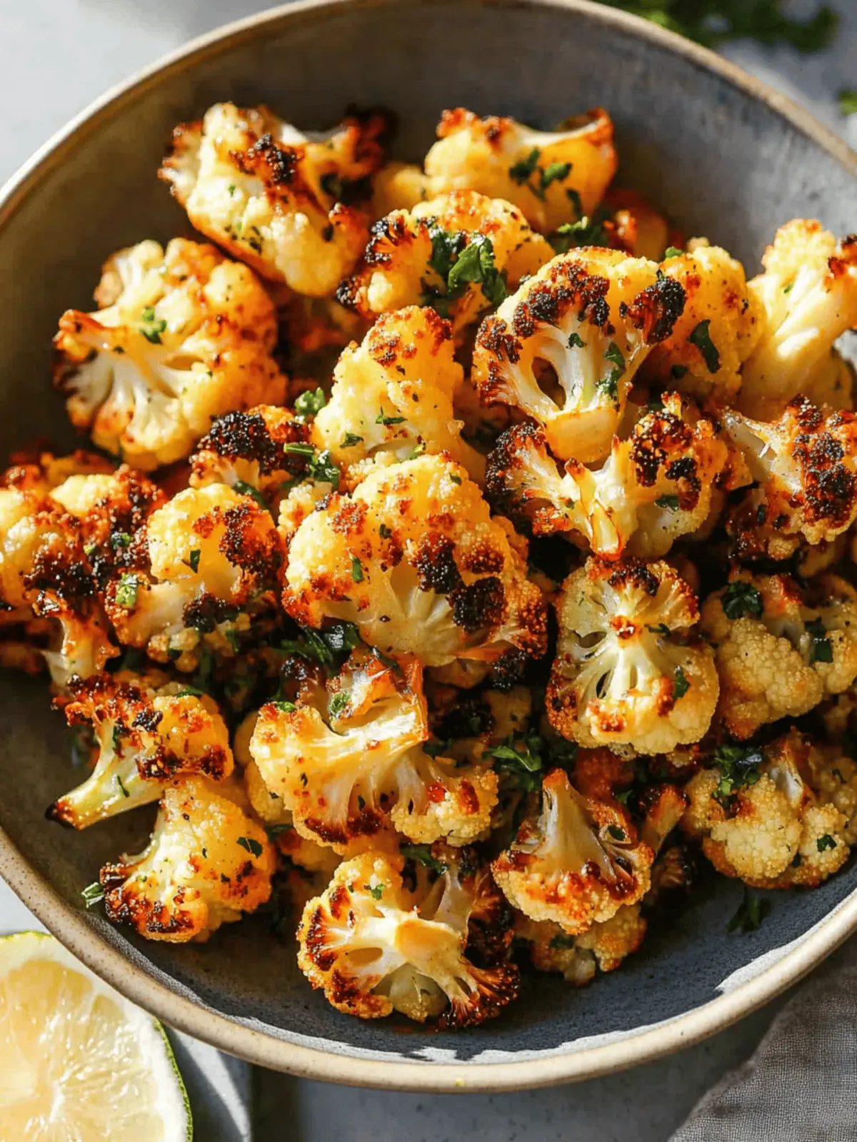 Mouthwatering Garlic-Parmesan Roasted Cauliflower Bliss 2 Garlic-Parmesan Roasted Cauliflower