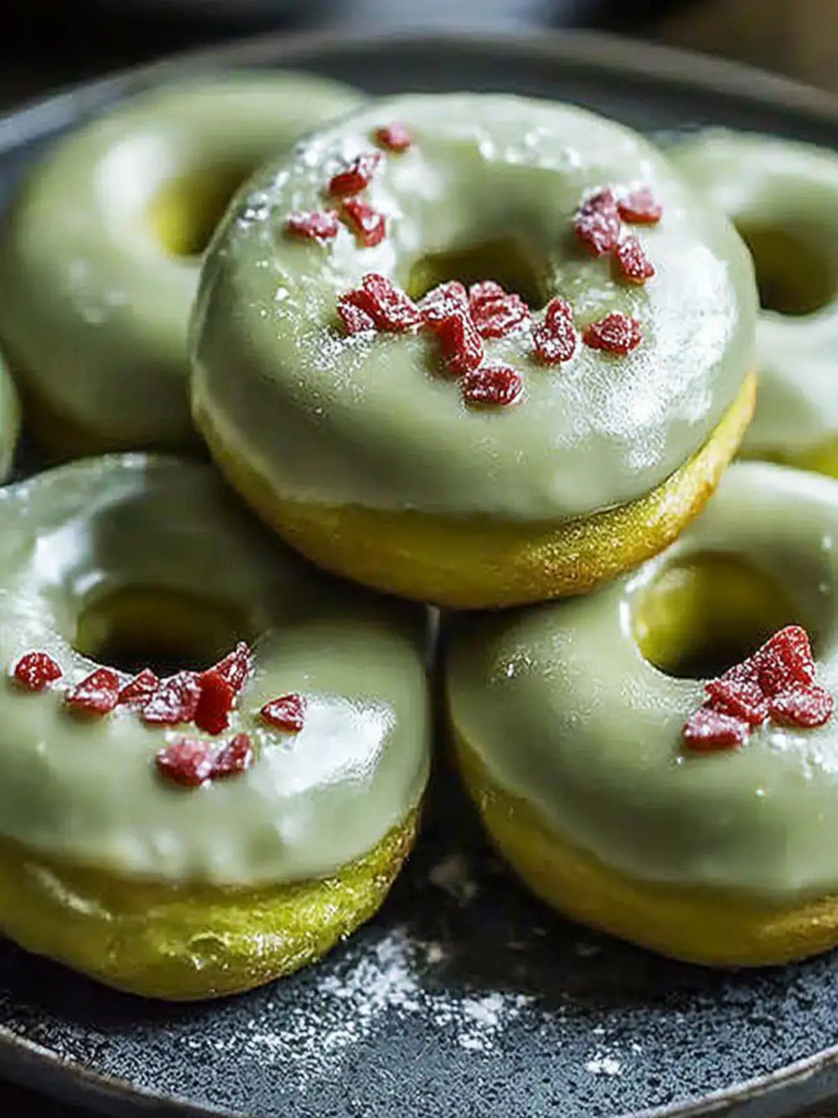 Baked Green Donuts: Fluffy Matcha Treats to Savor Today 4 Baked Green Donuts