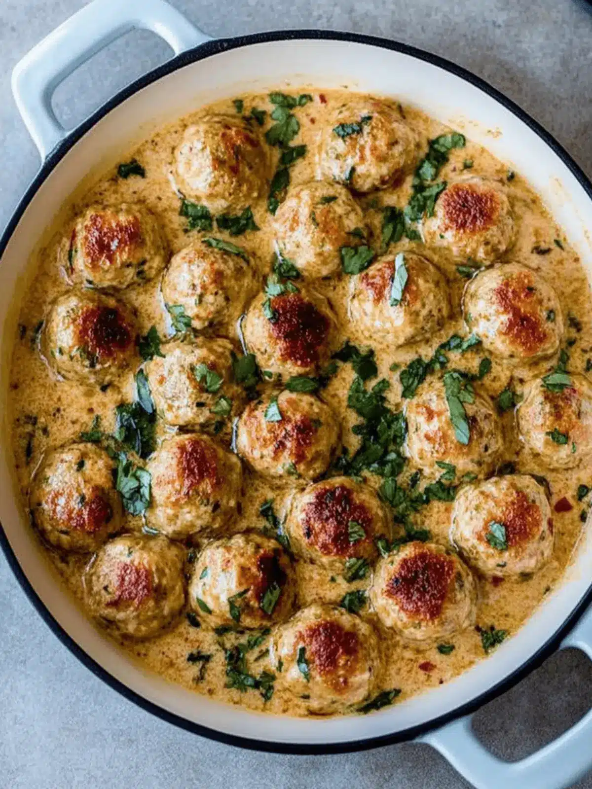 Irresistible Marry Me Chicken Meatballs in Creamy Sauce 4 Marry Me Chicken Meatballs