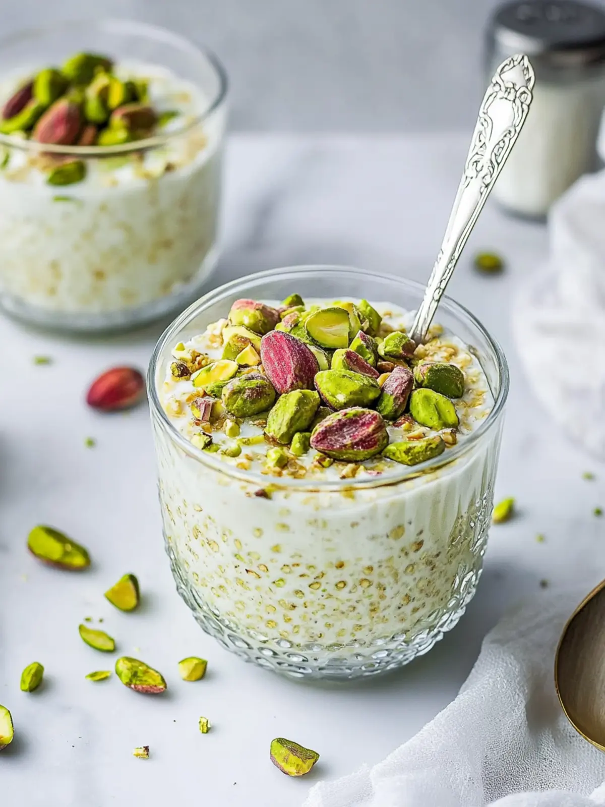 Creamy Pistachio Overnight Oats for a Delightful Start 3 Pistachio Overnight Oats