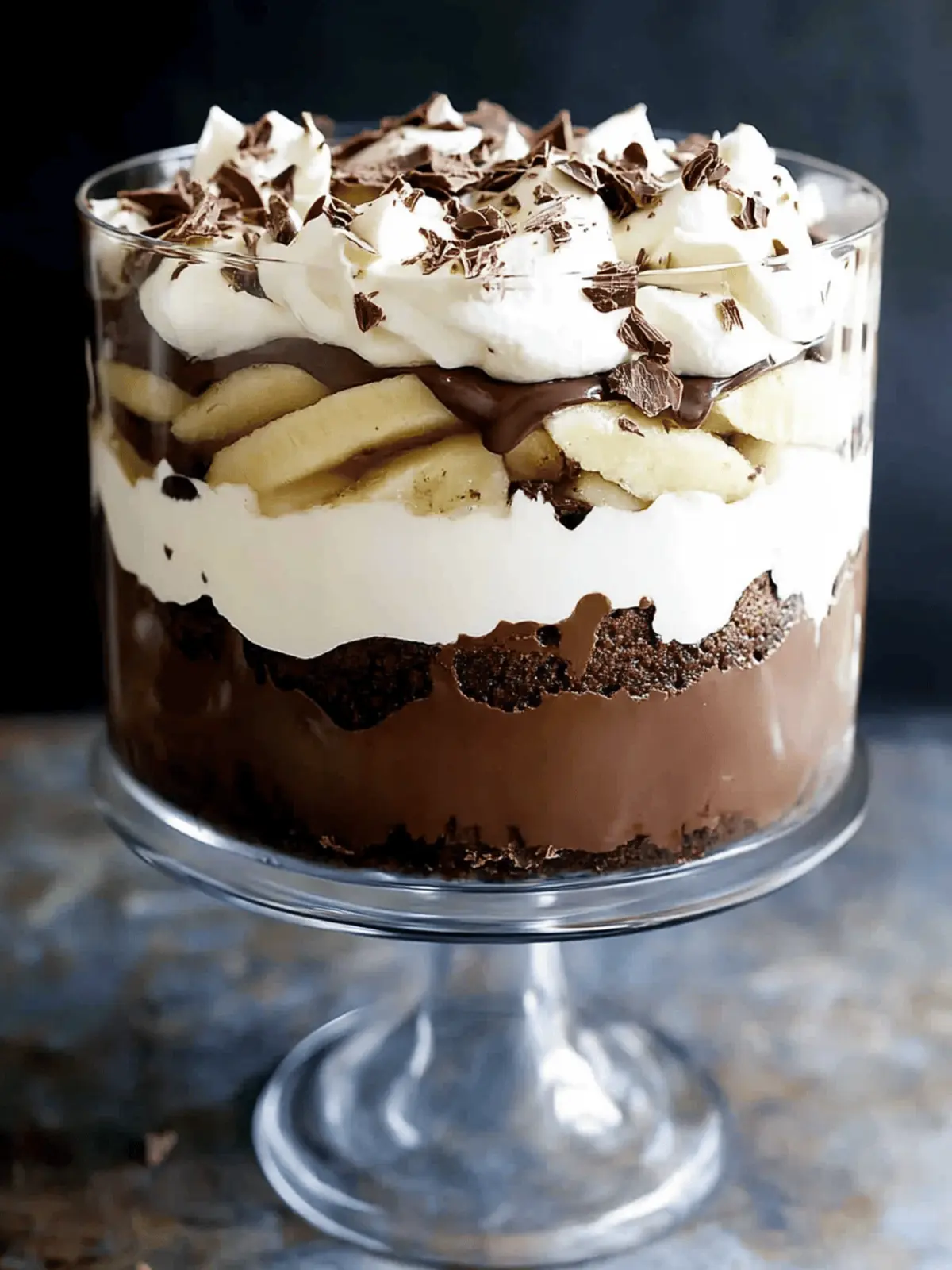 Irresistible Chocolate-Banana Cream Trifle for Effortless Indulgence 2 Chocolate-Banana Cream Trifle