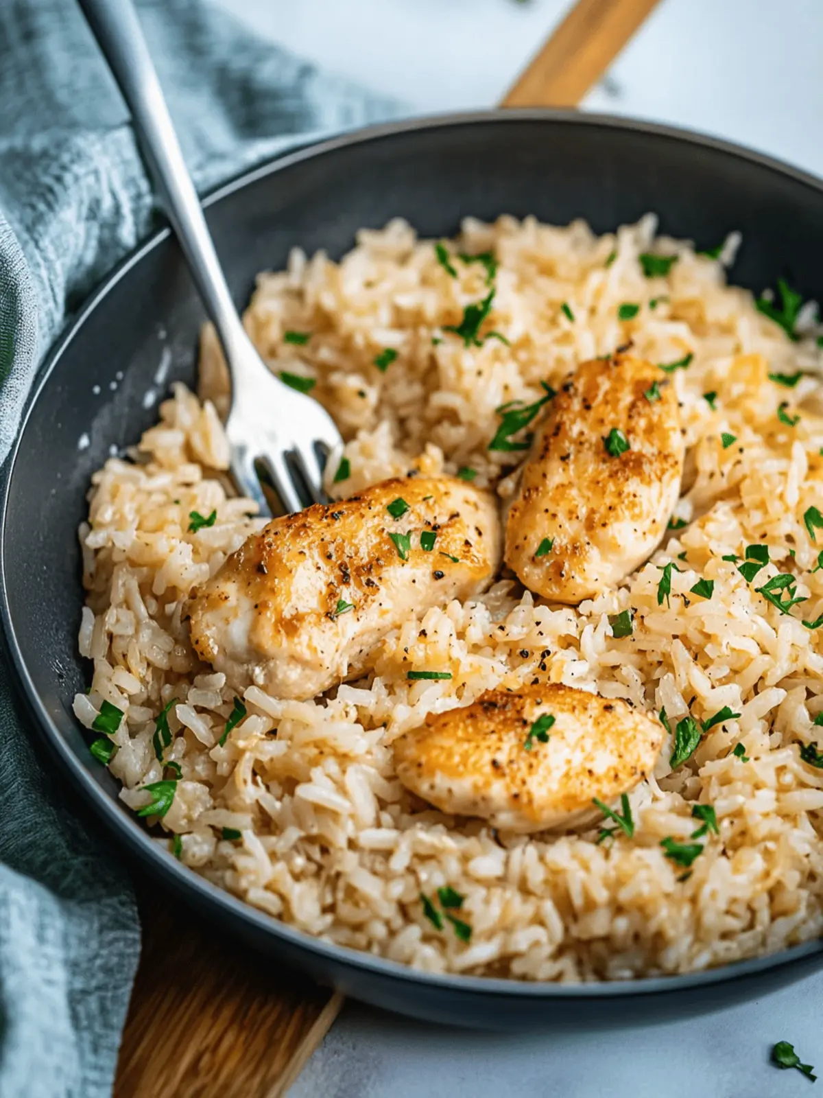 Savor Chicken Scampi with Garlic Parmesan Rice Tonight 3 Chicken Scampi with Garlic Parmesan Rice