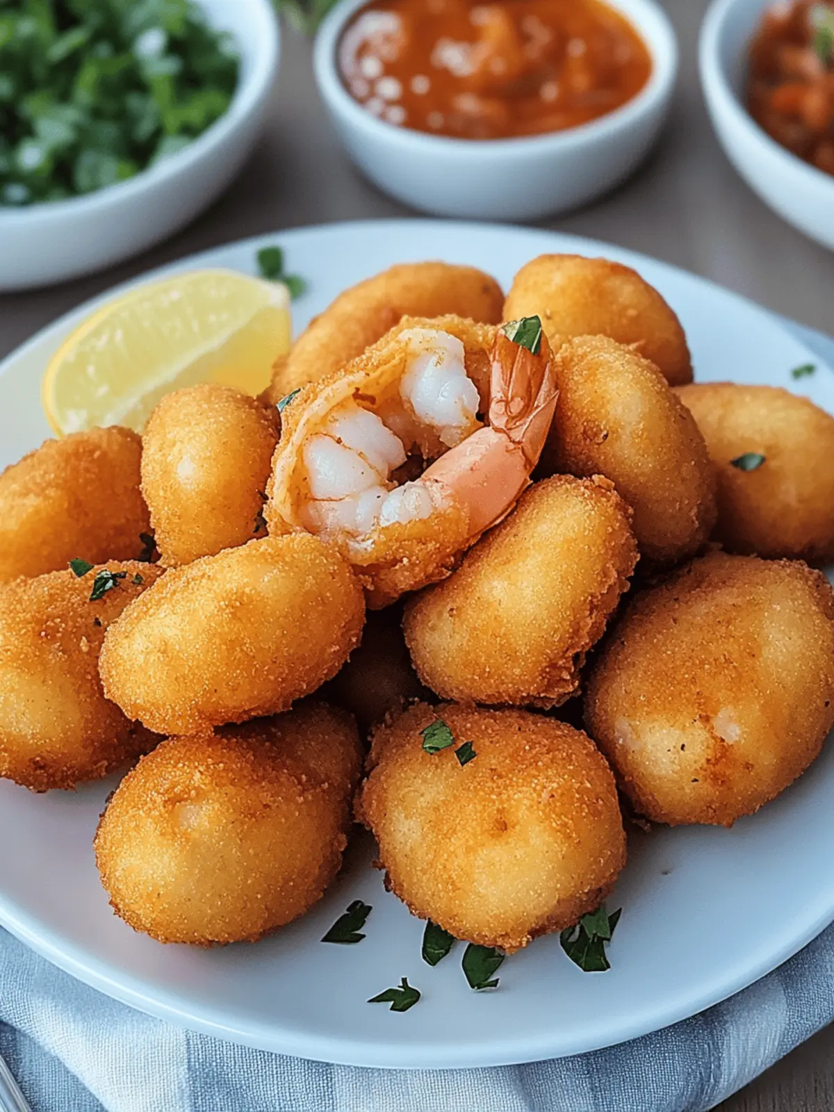 Delicious Portuguese Shrimp Croquettes with Customizable Twists 4 Portuguese Shrimp Croquettes
