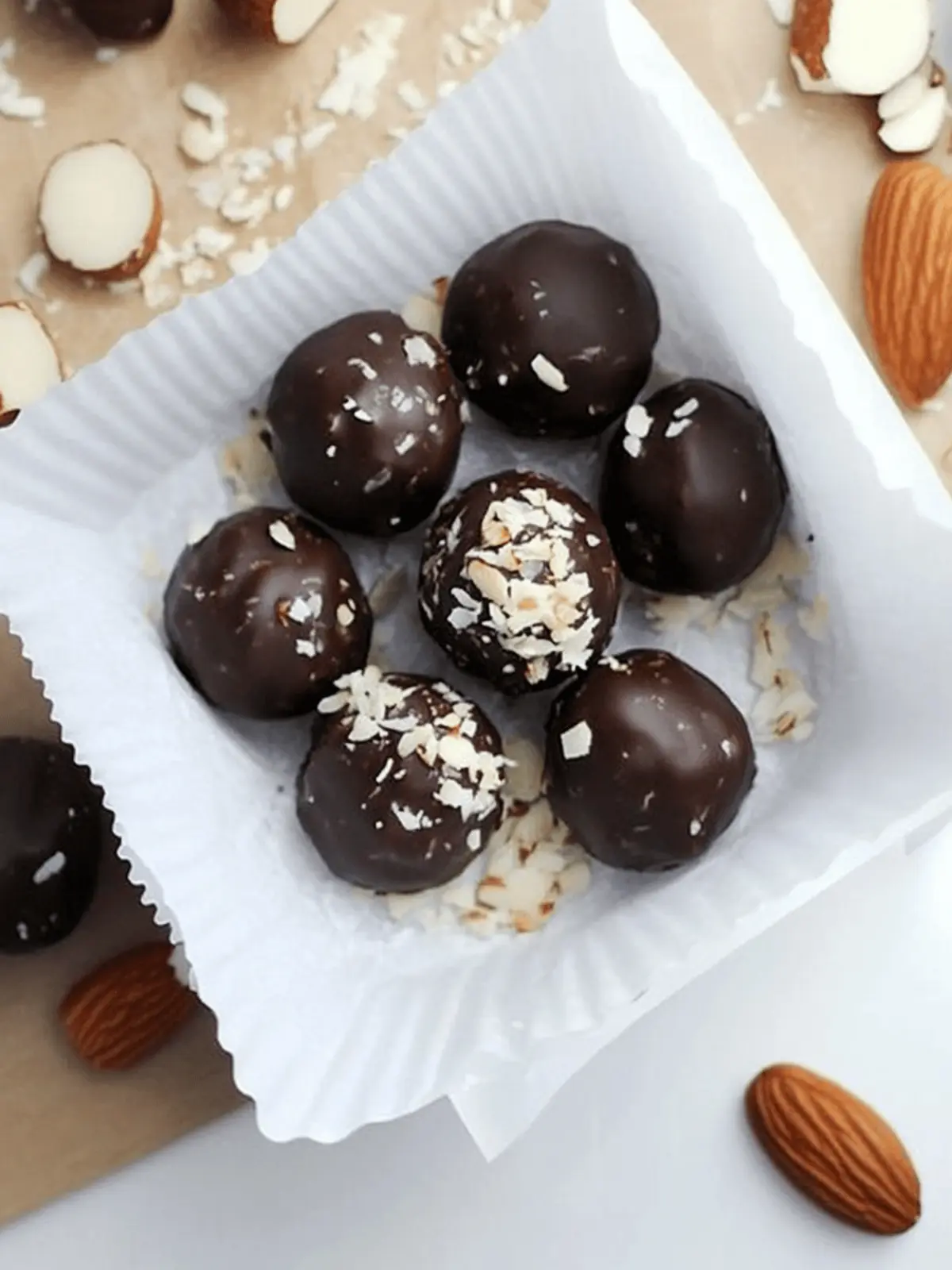 Indulge in Homemade Almond Joy Bites with Just 3 Ingredients 2 Almond Joy Bites