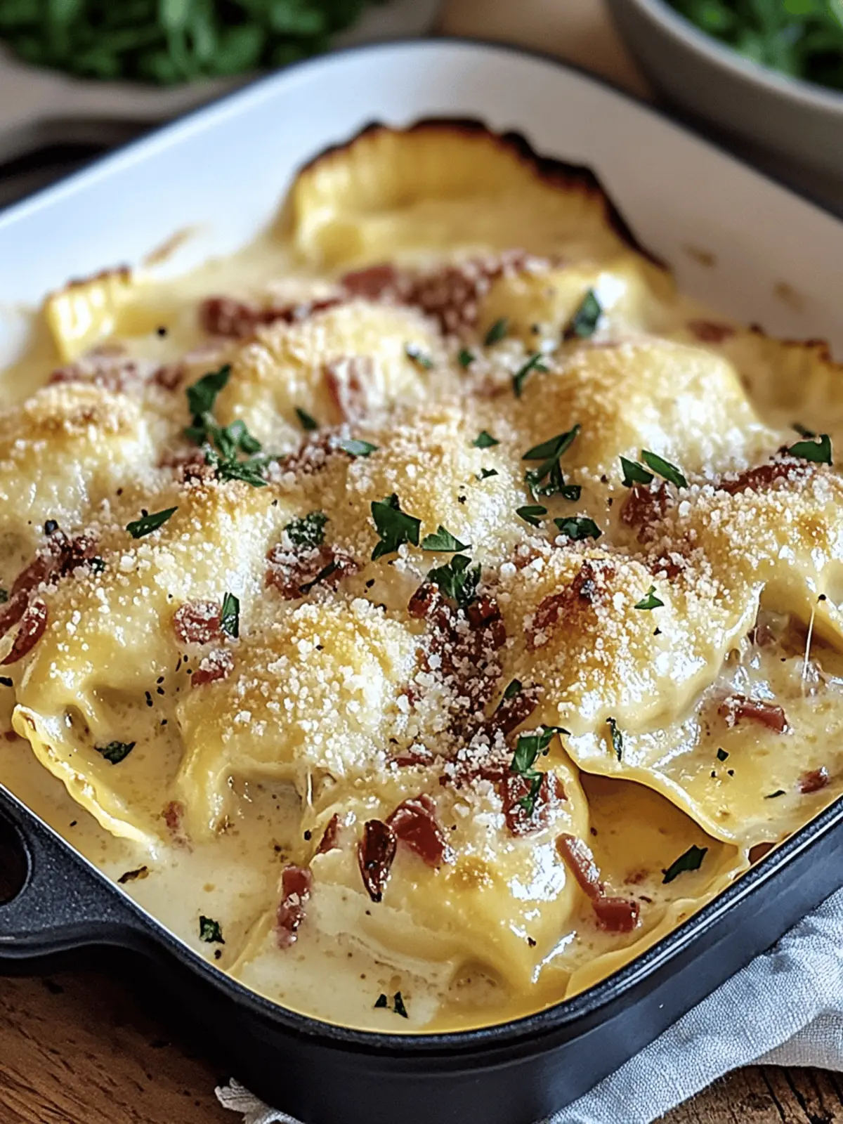 Homemade Olive Garden-Inspired Ravioli Carbonara Magic 4 Olive Garden-Inspired Ravioli Carbonara