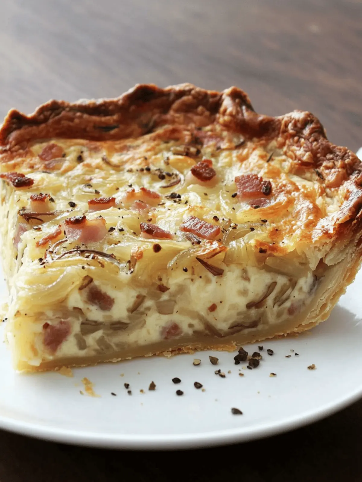 Savor the Flavors of German Onion and Bacon Pie Today 3 German Onion and Bacon Pie