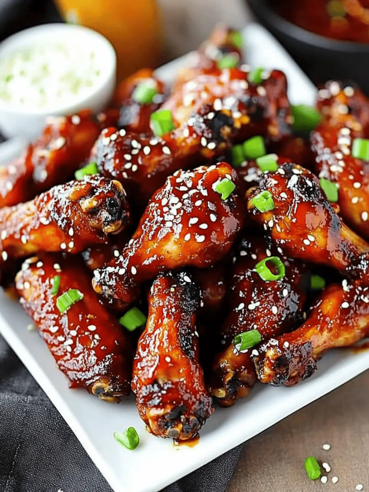 Crispy Korean BBQ Chicken Wings You'll Crave for Game Day 2 Crispy Korean BBQ Chicken Wings