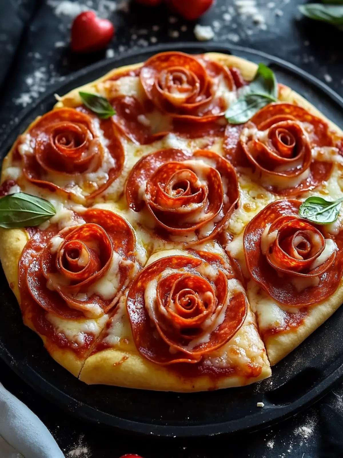 Pizza Roses for Valentine s Day: Love in Every Bite 2 Pizza Roses for Valentine s Day