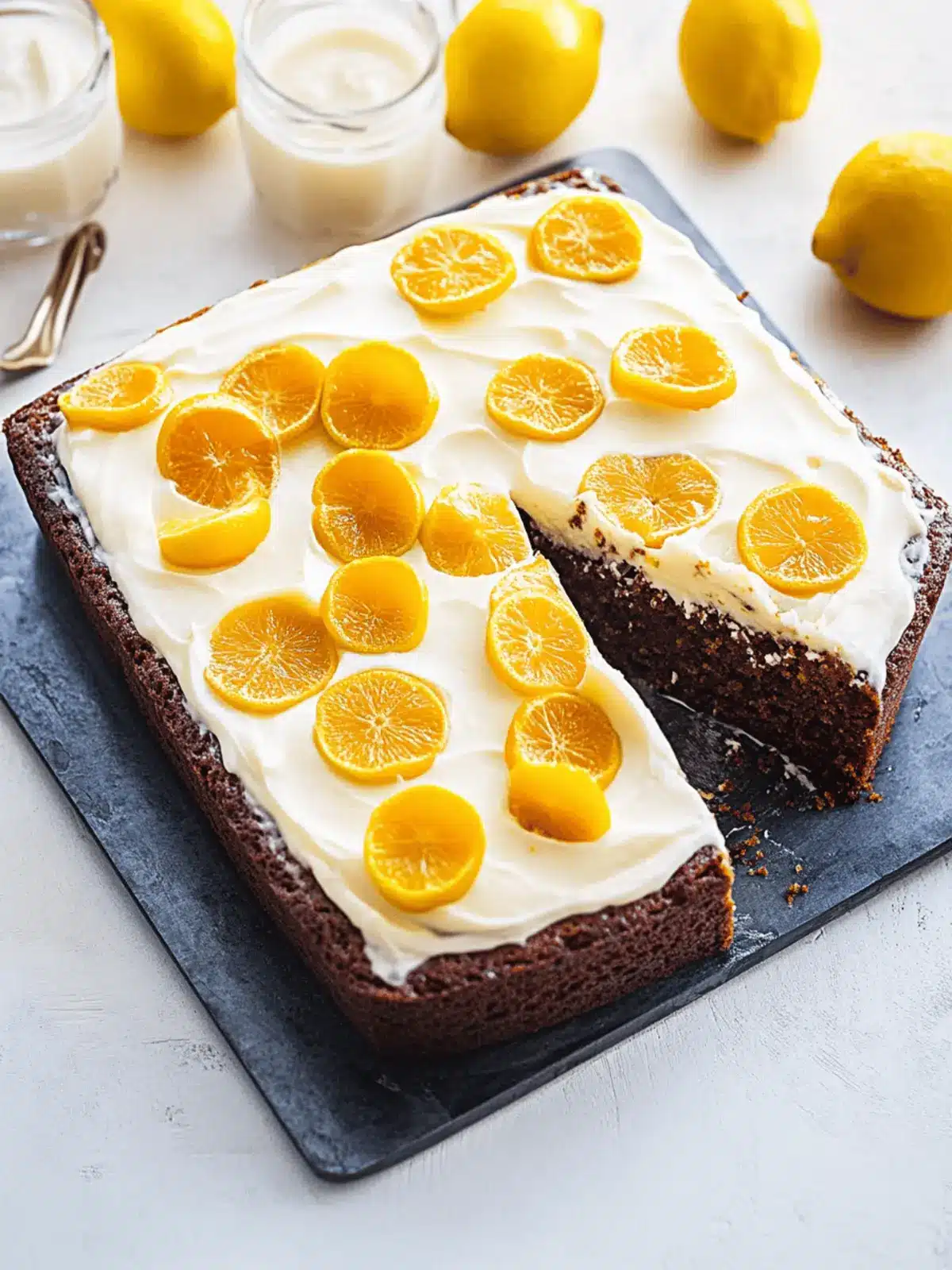 Gingerbread Cake with Lemon Cream Cheese: A Festive Delight 4 Gingerbread Cake with Lemon Cream Cheese