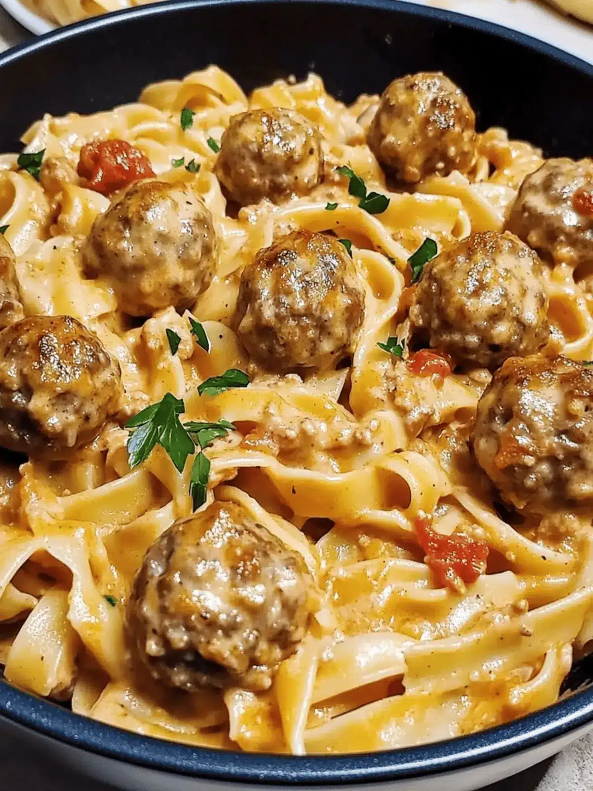 Creamy Cajun Meatball Pasta for Effortless Weeknight Comfort 2 Creamy Cajun Meatball Pasta