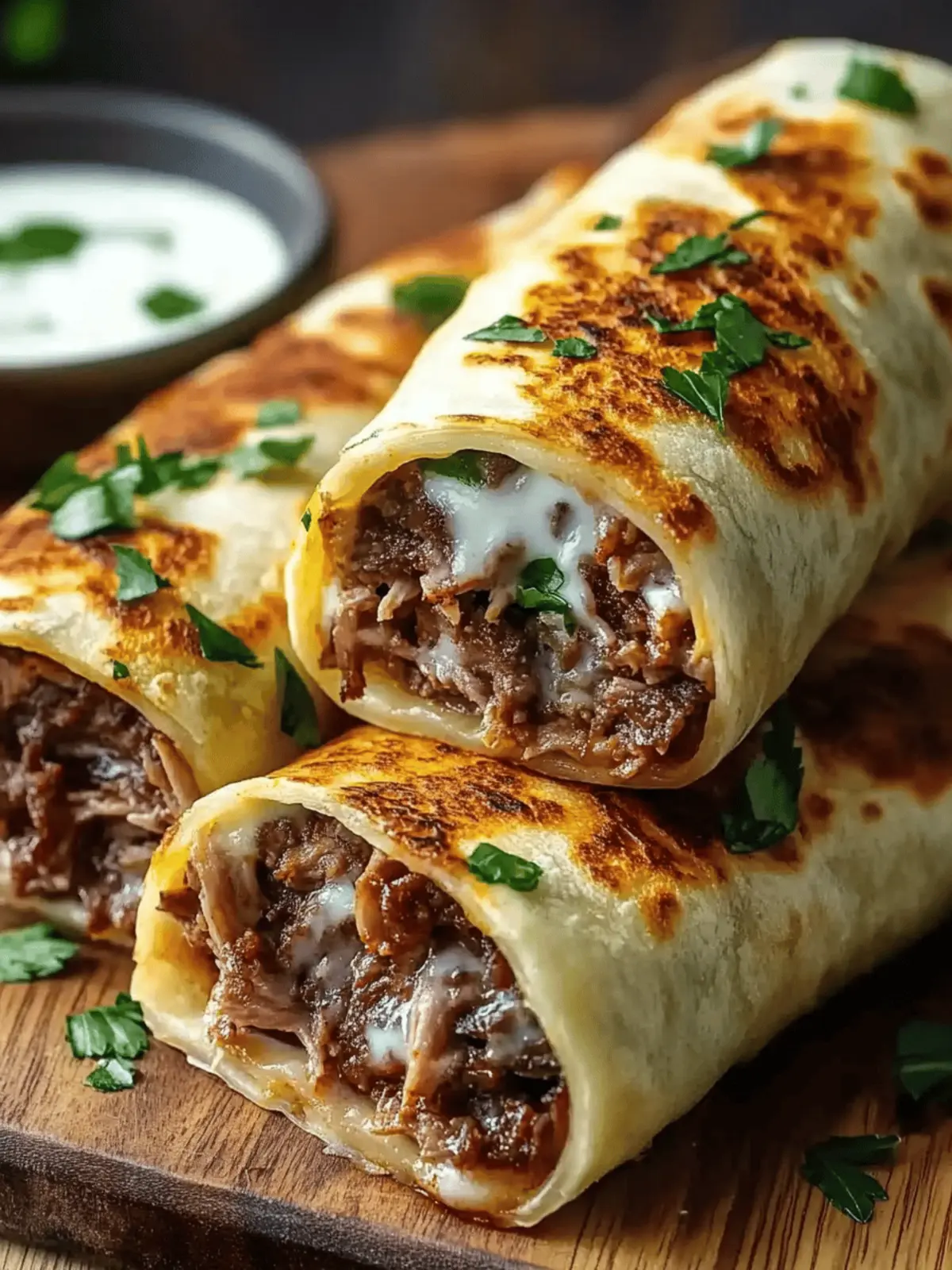 Delicious French Dip Tortilla Roll Ups You ll Crave Tonight 2 French Dip Tortilla Roll Ups
