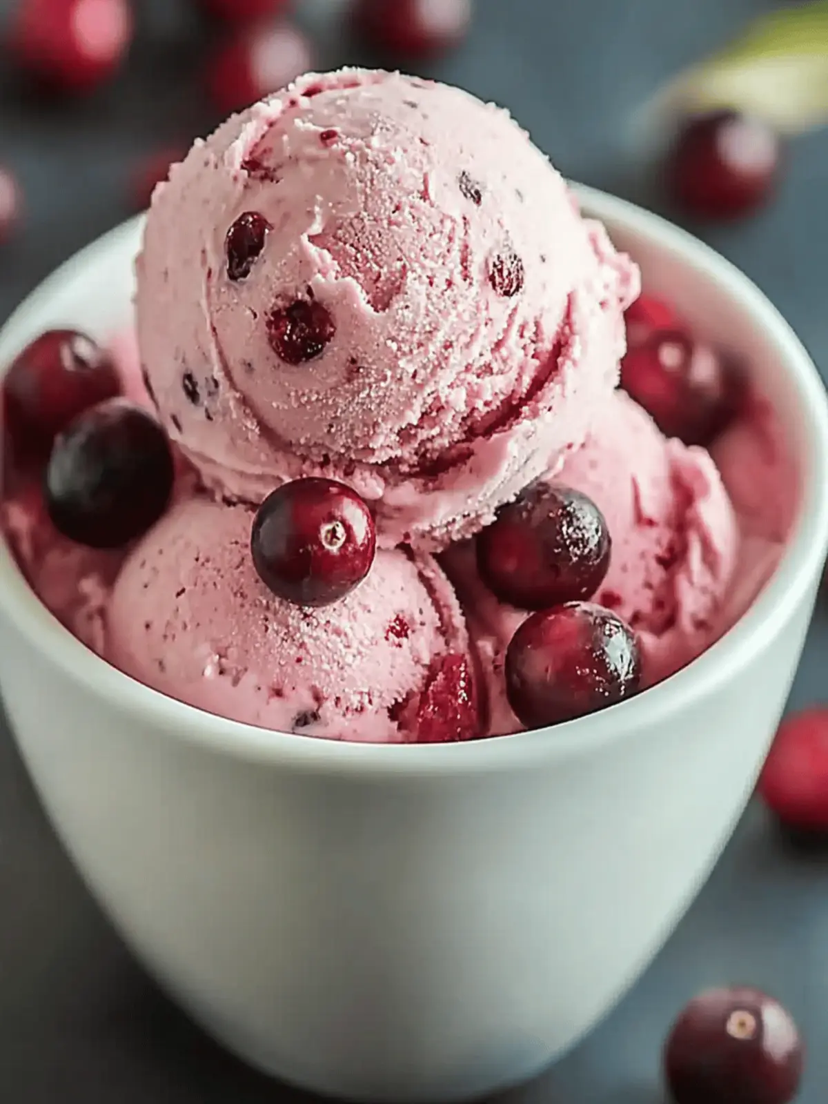Creamy Cranberry Ice Cream Recipe for a Festive Treat 4 Cranberry Ice Cream Recipe