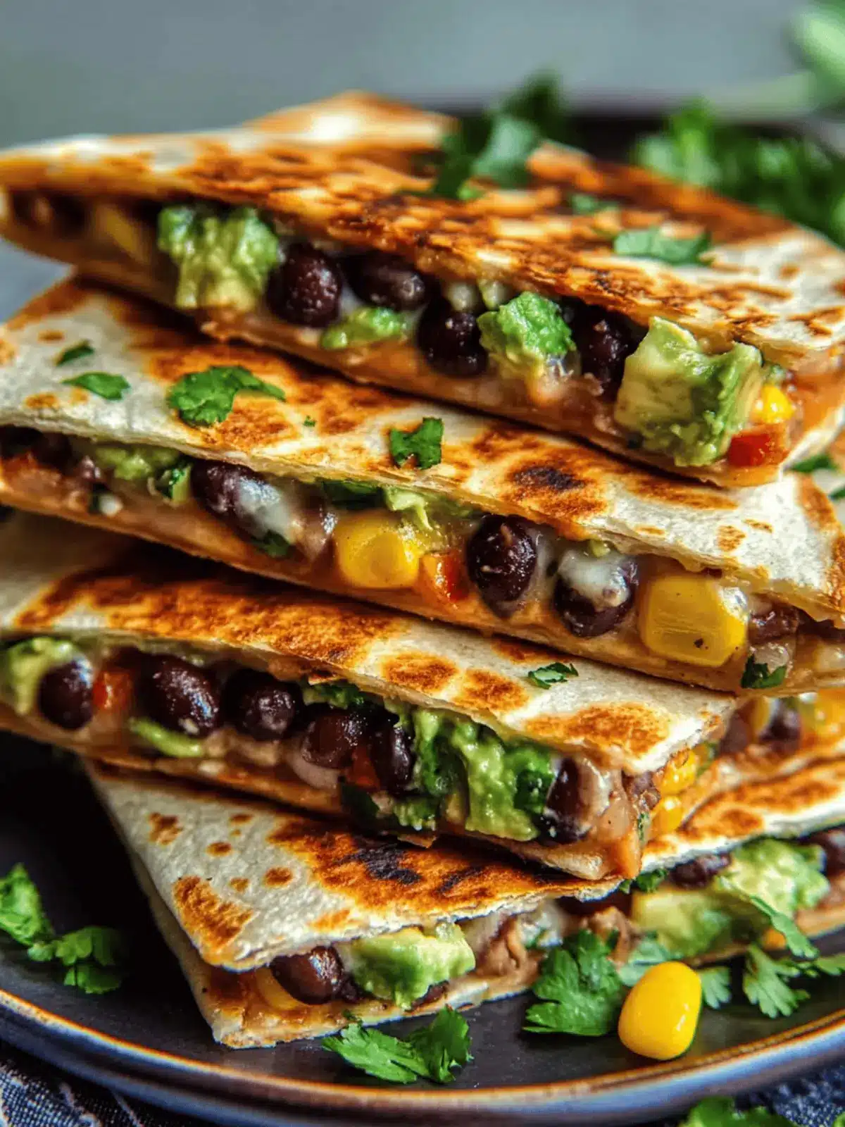 Easy Vegan Quesadillas with Black Beans and Avocado Bliss 4 Easy Vegan Quesadillas With Black Beans And Avocado