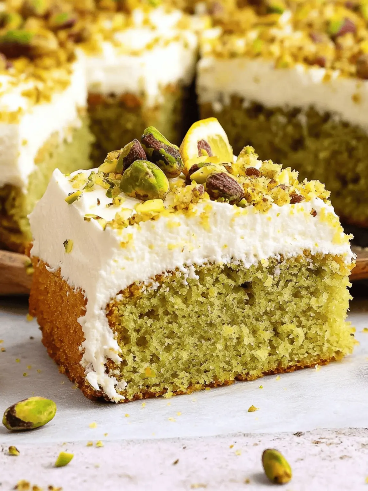 Lemon Pistachio Cake: A Light and Lush Spring Treat 4 Lemon Pistachio Cake